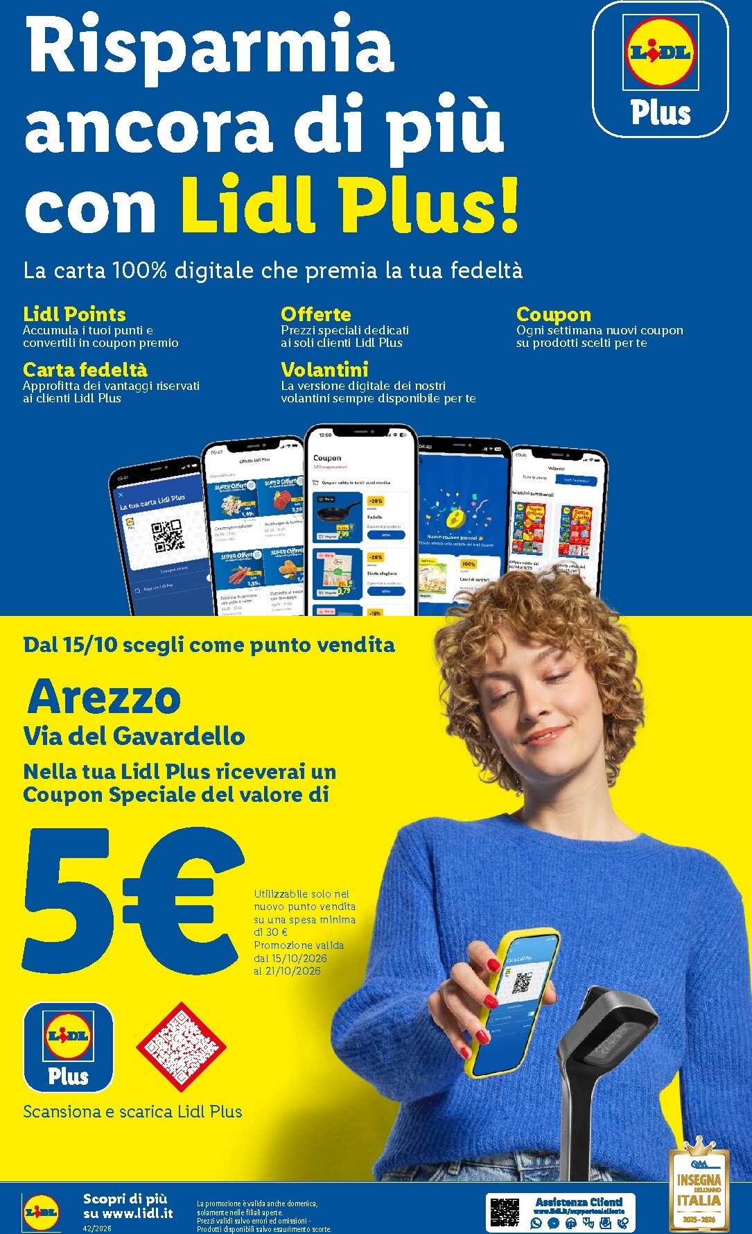 lidl - Volantino Lidl - Nuova apertura Arezzo per la prossima settimana dal giovedì 15/10/2026 al mercoledì 21/10/2026 - page: 16