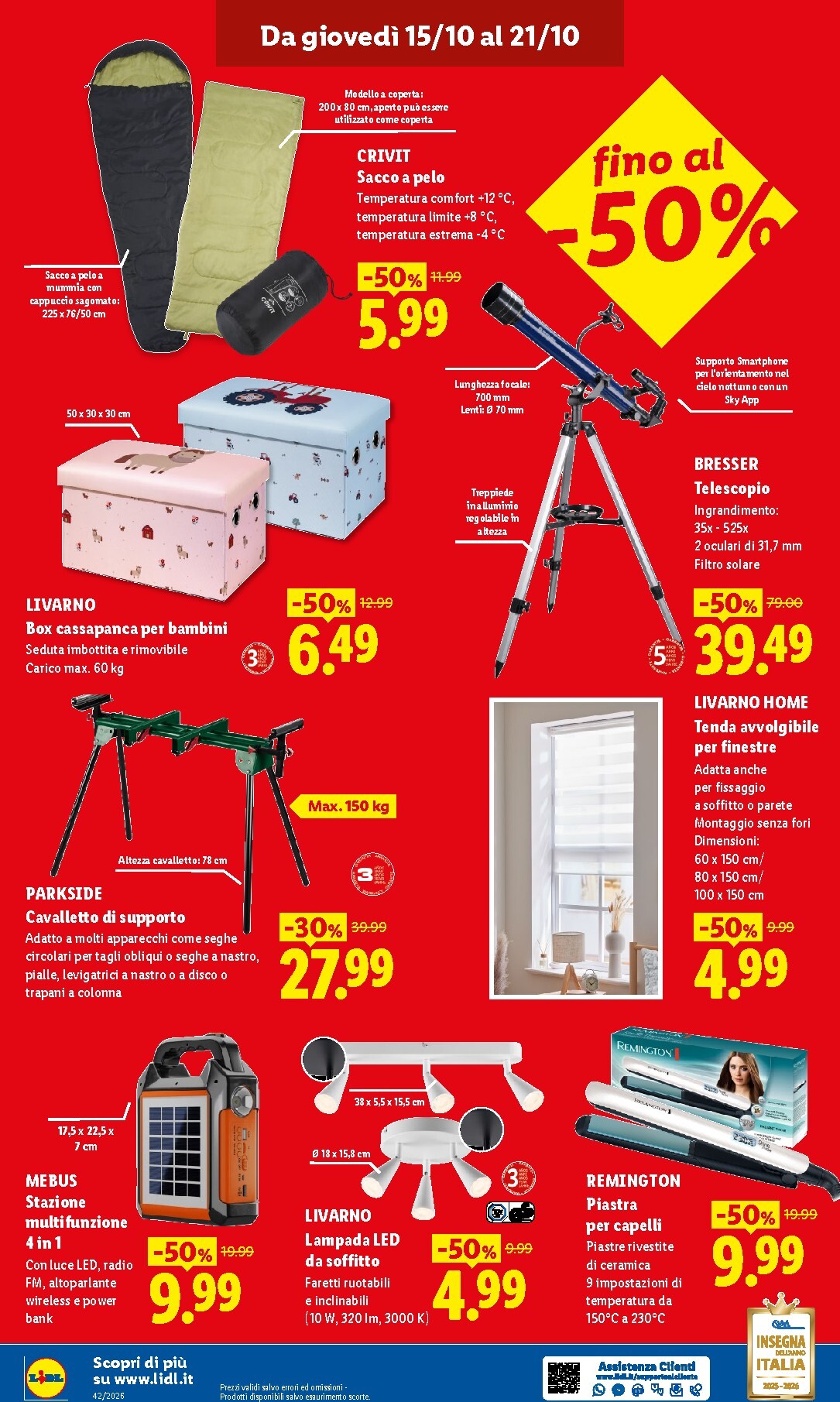 lidl - Volantino Lidl - Offerte Speciali Arona per la prossima settimana dal giovedì 15/10/2026 al mercoledì 21/10/2026 - page: 4