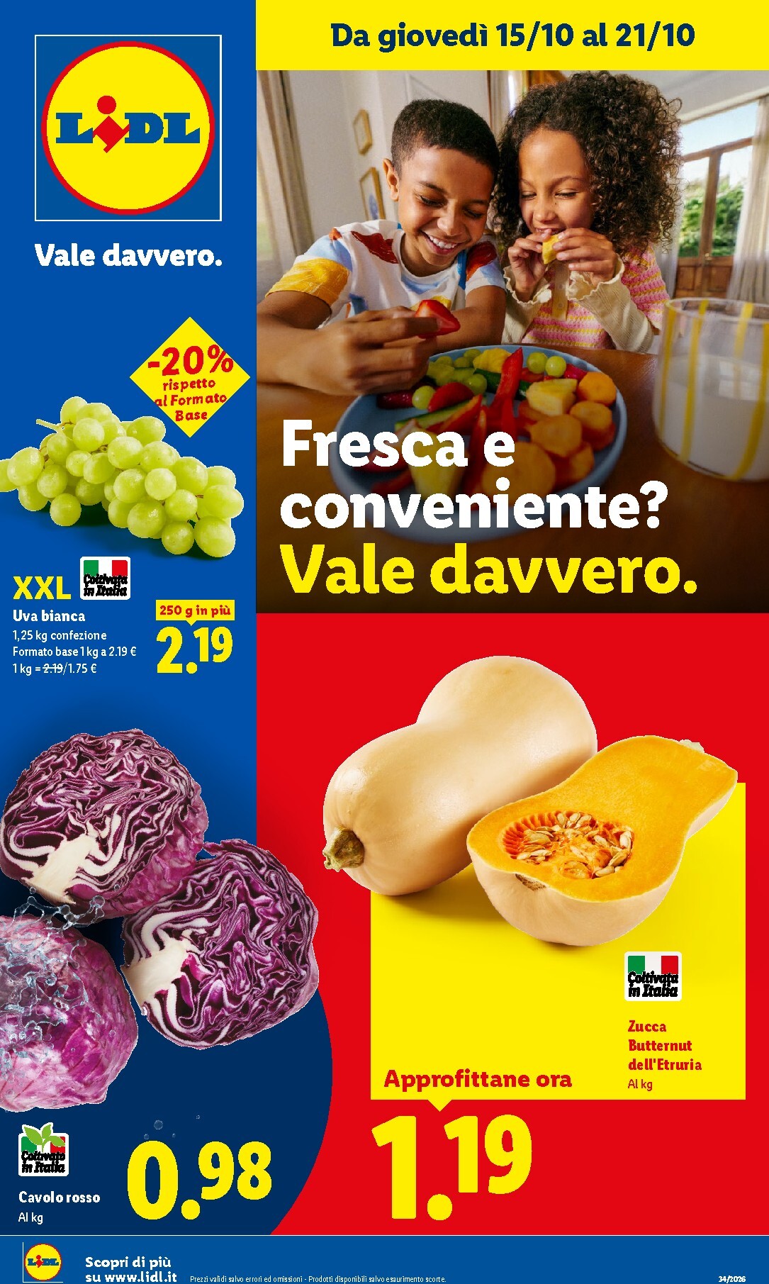 lidl - Volantino Lidl - Fresca e conveniente per la prossima settimana dal giovedì 15/10/2026 al mercoledì 21/10/2026