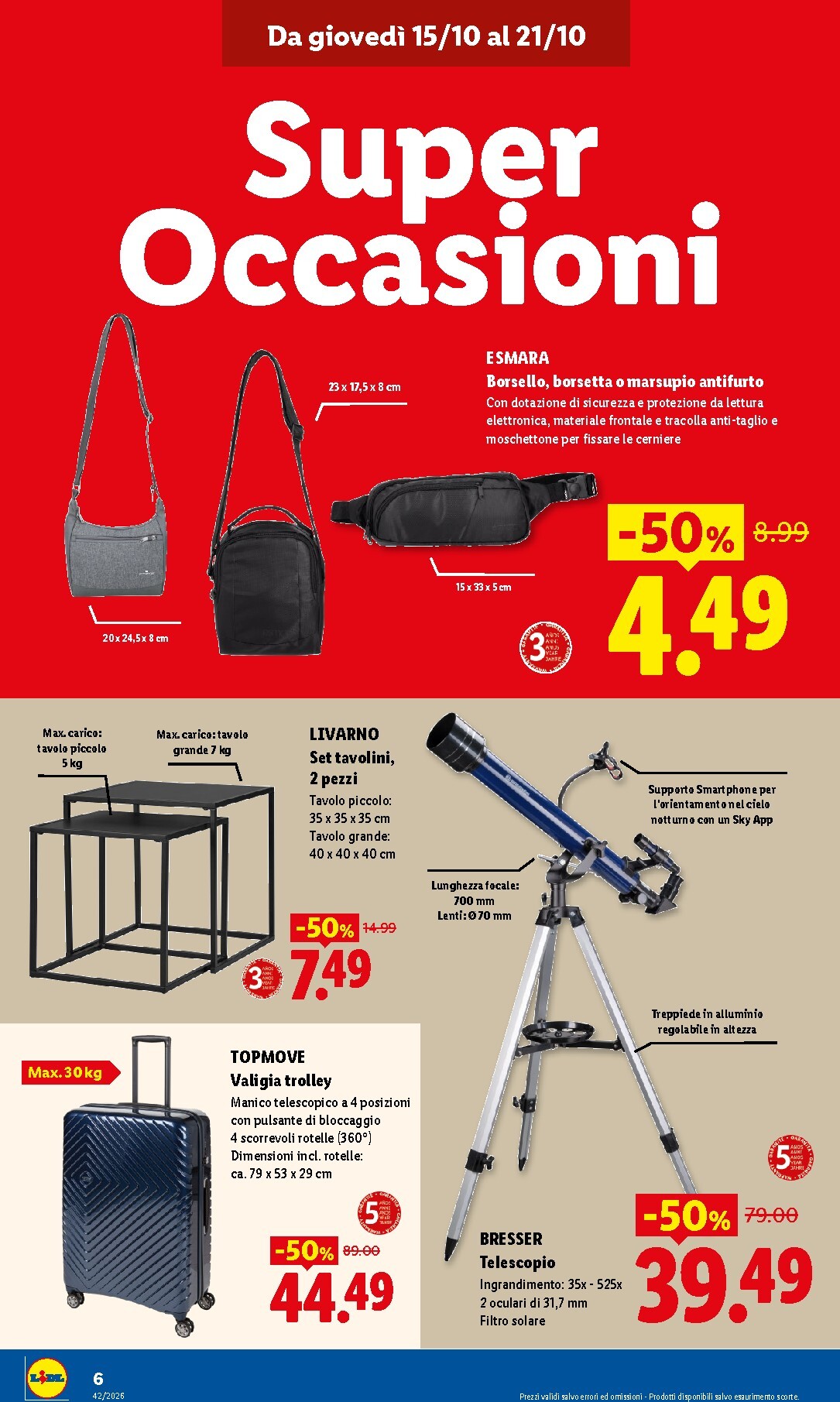 lidl - Volantino futuro Lidl - Trieste valido dal giovedì 15/10/2026 al mercoledì 21/10/2026 - page: 6