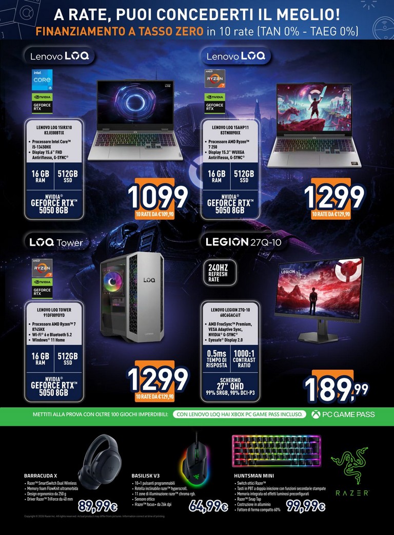 unieuro - Volantino attuale di Unieuro - Speciale Gaming valido dal venerdì 25/09/2026 al domenica 04/10/2026 - page: 3