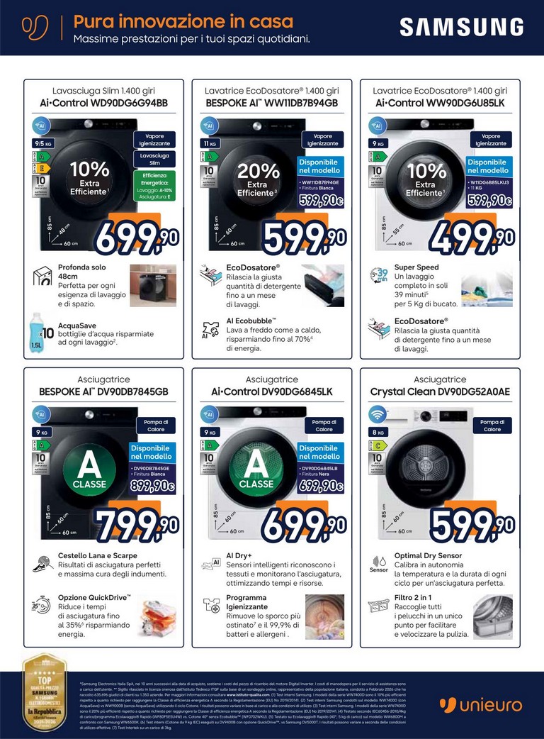 unieuro - Volantino attuale di Unieuro valido dal venerdì 02/10/2026 al domenica 11/10/2026 - page: 35