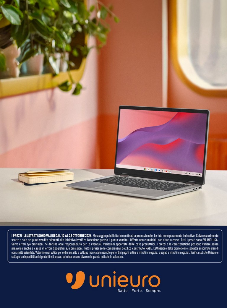 unieuro - Volantino attuale di Unieuro - Speciale Chromebook valido dal lunedì 12/10/2026 al mercoledì 28/10/2026 - page: 8