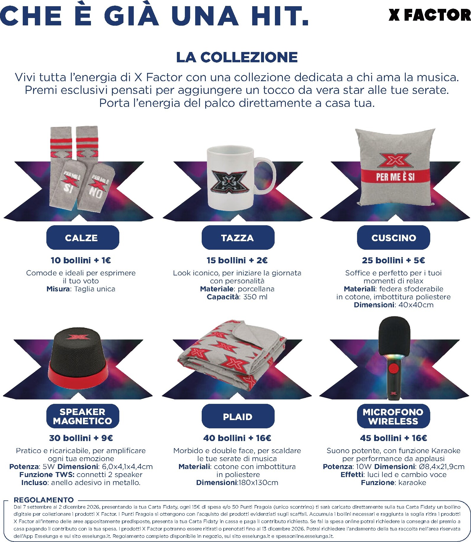 esselunga - Volantino attuale di Esselunga - Collezione X Factor - 2° Appuntamento valido dal giovedì 24/09/2026 al mercoledì 07/10/2026 - page: 3