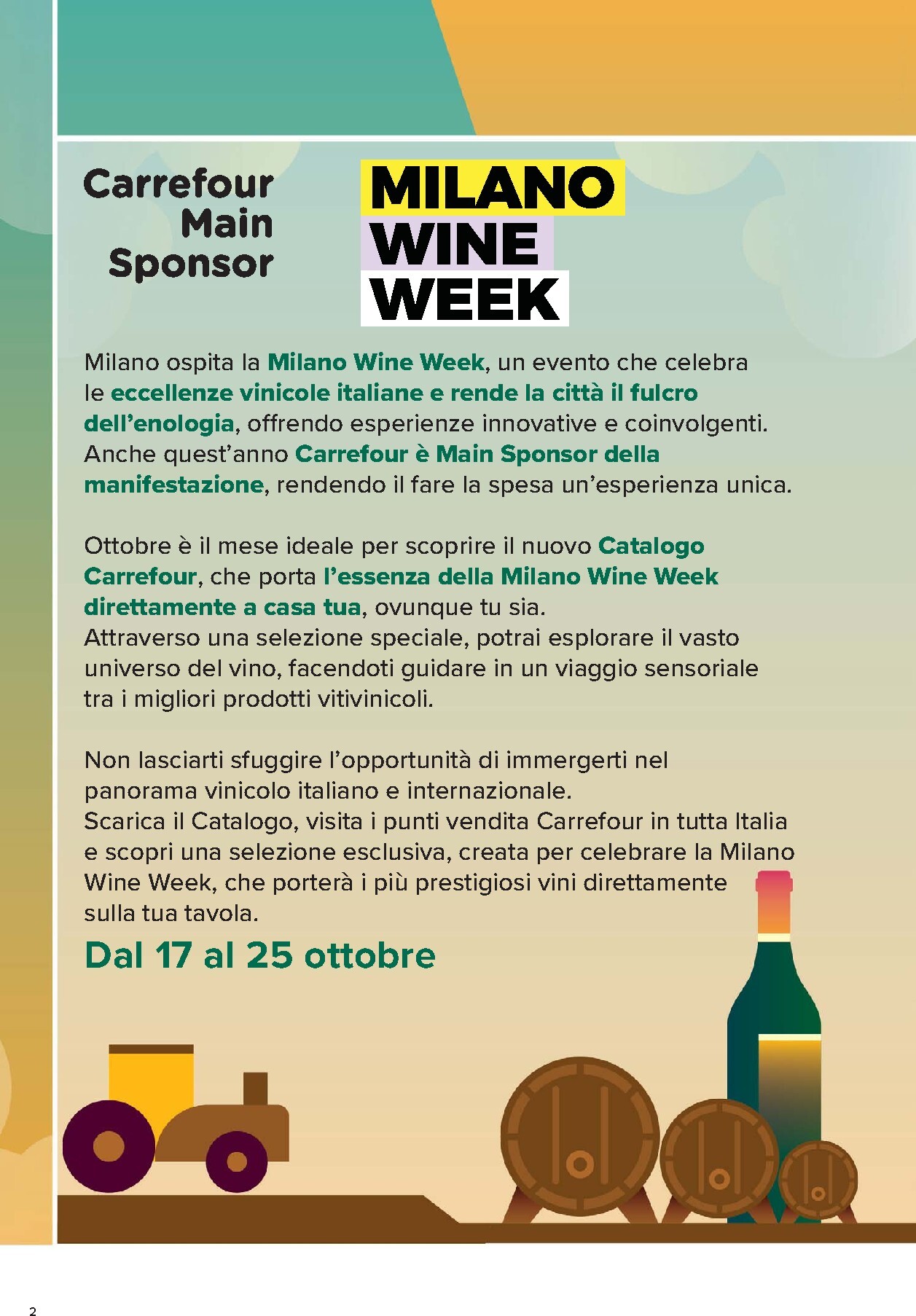 carrefour - Volantino Carrefour - Catalogo vini per la prossima settimana dal lunedì 05/10/2026 al domenica 08/11/2026 - page: 2