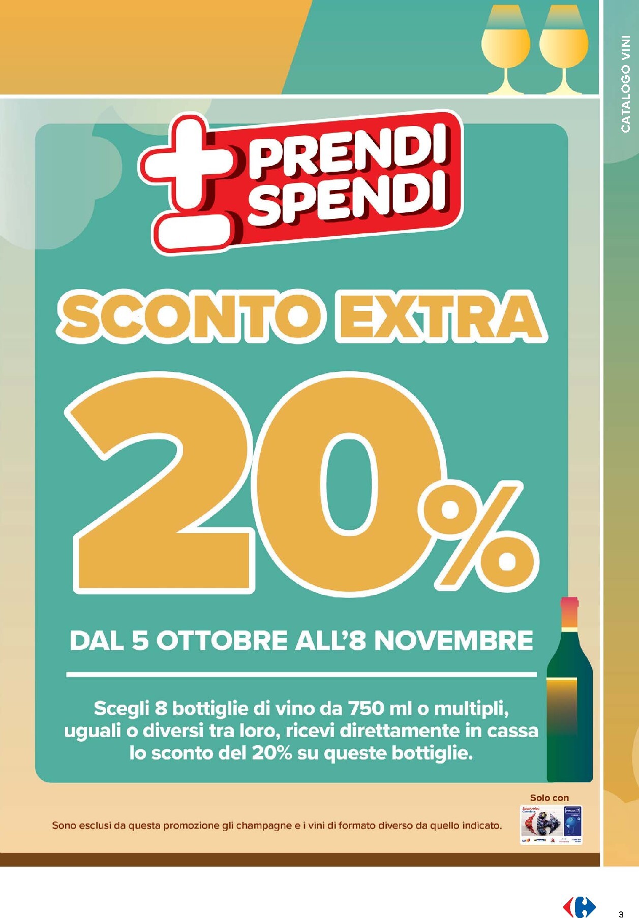 carrefour - Volantino Carrefour - Catalogo vini per la prossima settimana dal lunedì 05/10/2026 al domenica 08/11/2026 - page: 3