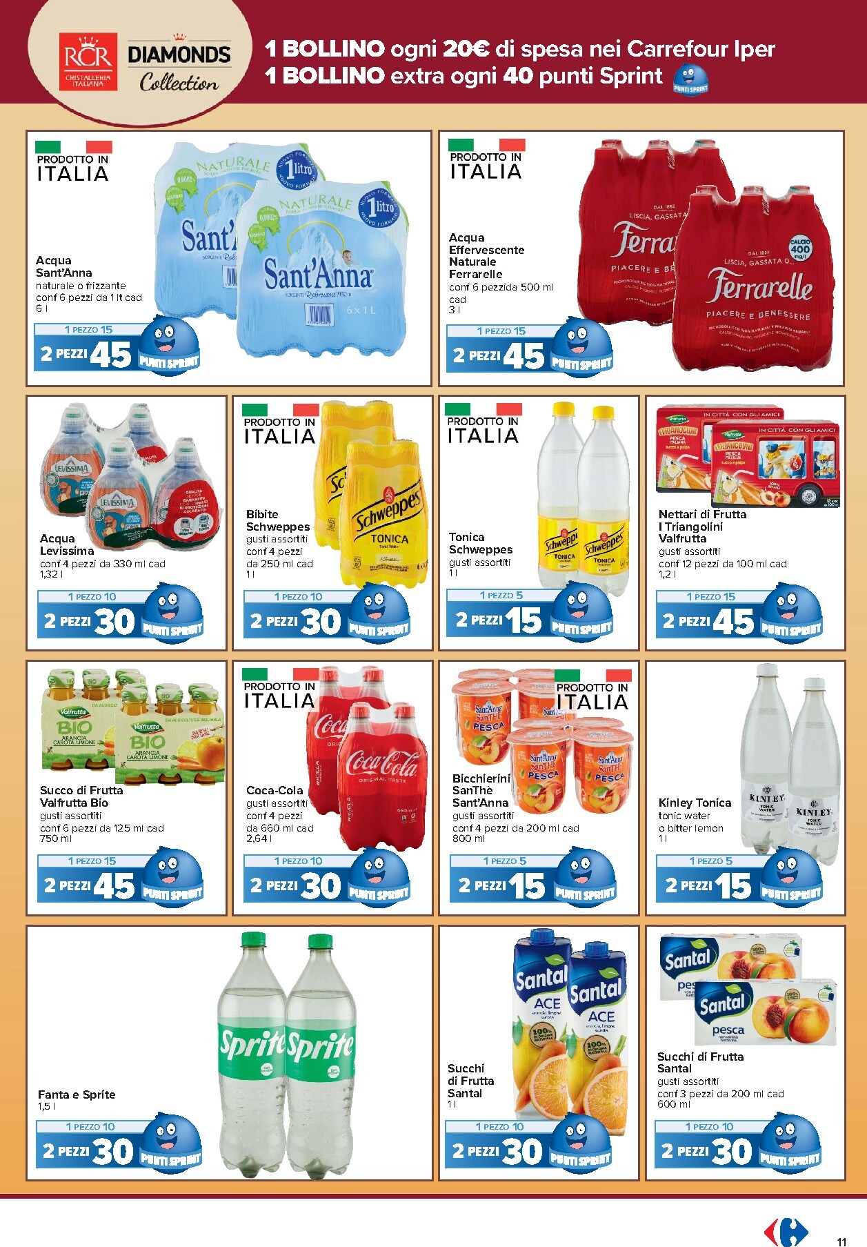 carrefour - Volantino attuale di Carrefour - Punti Sprint Payback valido dal martedì 13/10/2026 al domenica 25/10/2026 - page: 11