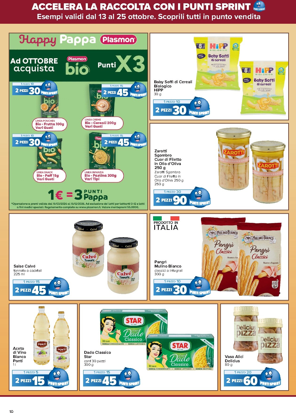 carrefour - Volantino attuale di Carrefour - Punti Sprint Payback valido dal martedì 13/10/2026 al domenica 25/10/2026 - page: 10