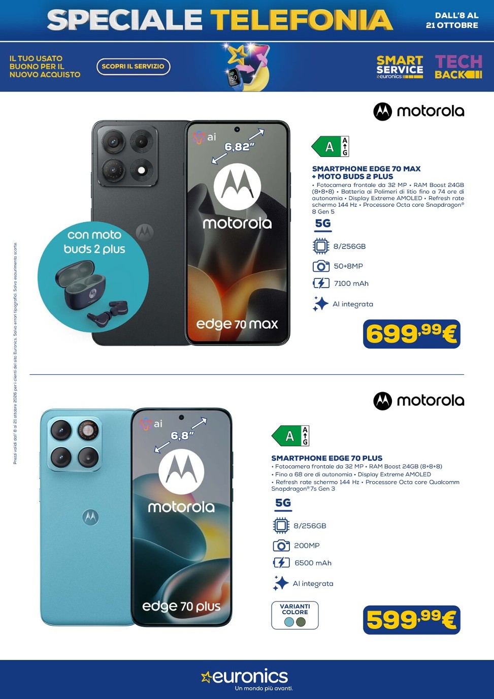 euronics - Volantino attuale di Euronics - Telefonia valido dal giovedì 08/10/2026 al mercoledì 21/10/2026 - page: 10