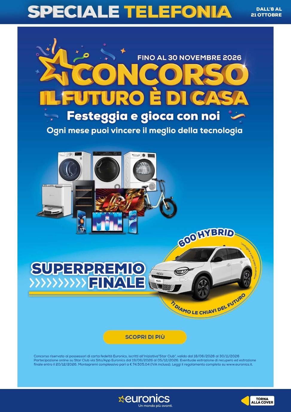 euronics - Volantino attuale di Euronics - Telefonia valido dal giovedì 08/10/2026 al mercoledì 21/10/2026 - page: 2