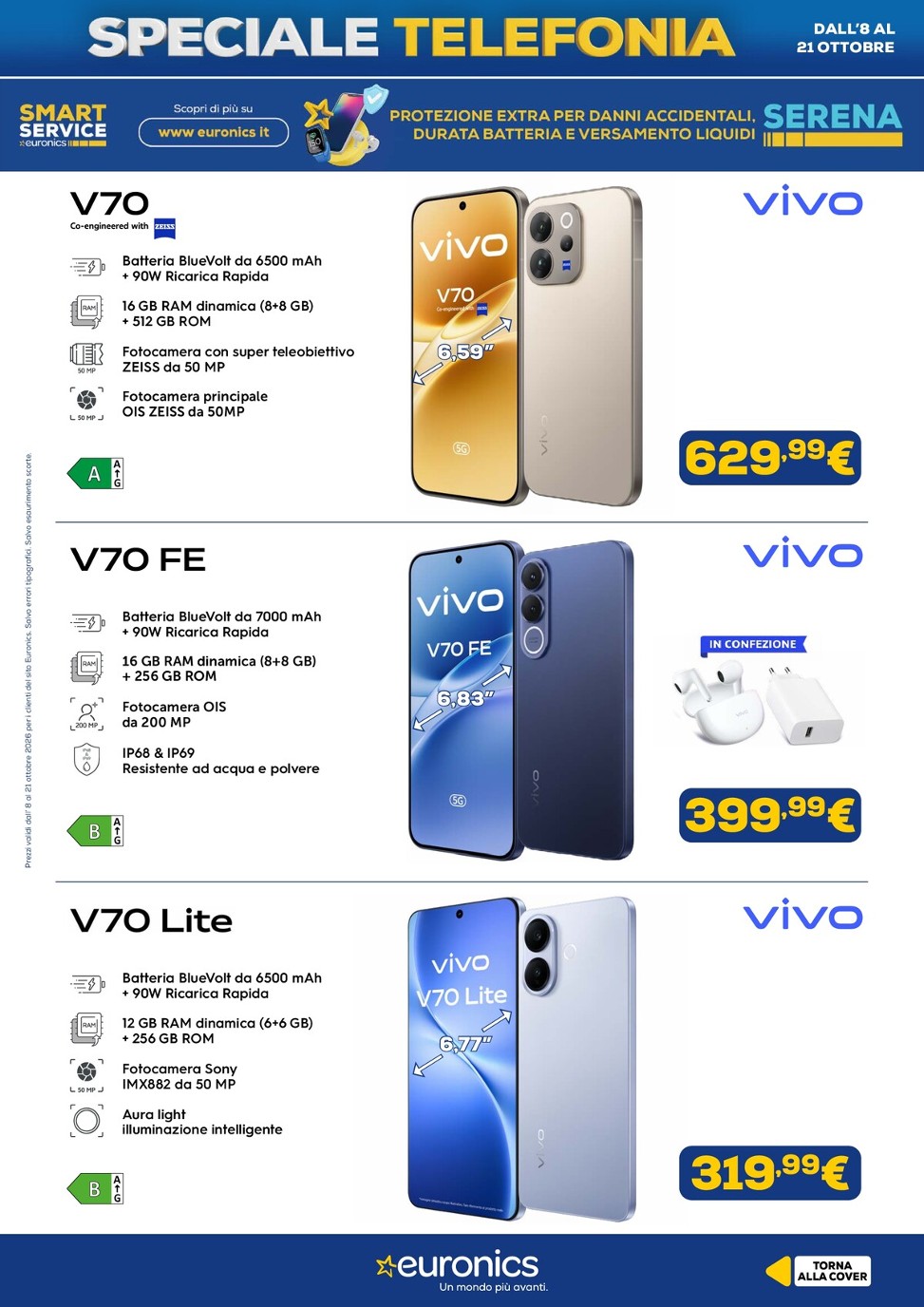 euronics - Volantino attuale di Euronics - Telefonia valido dal giovedì 08/10/2026 al mercoledì 21/10/2026 - page: 5