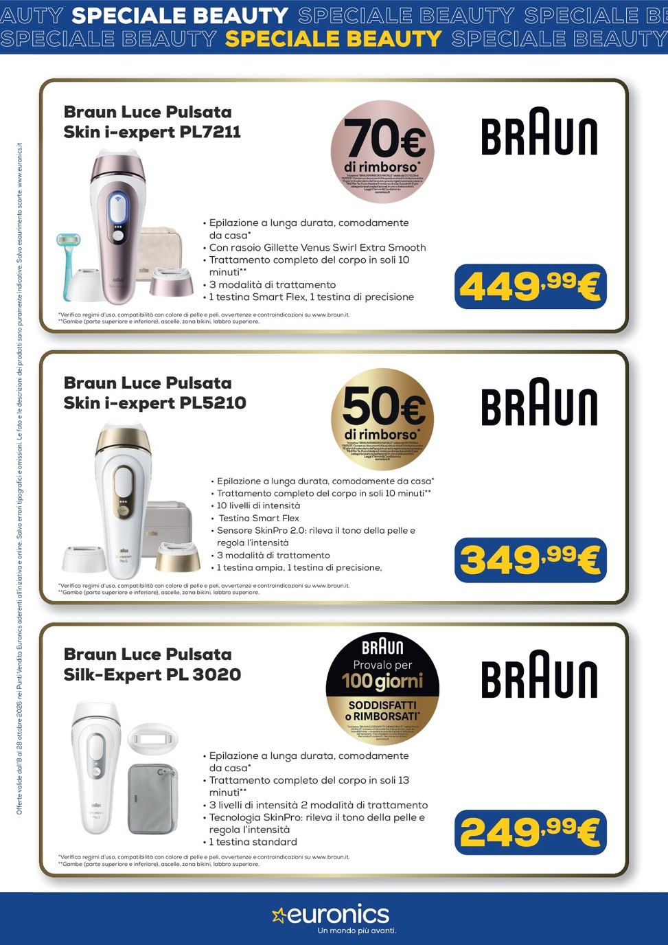 euronics - Volantino attuale di Euronics - Beauty valido dal giovedì 08/10/2026 al mercoledì 28/10/2026 - page: 7