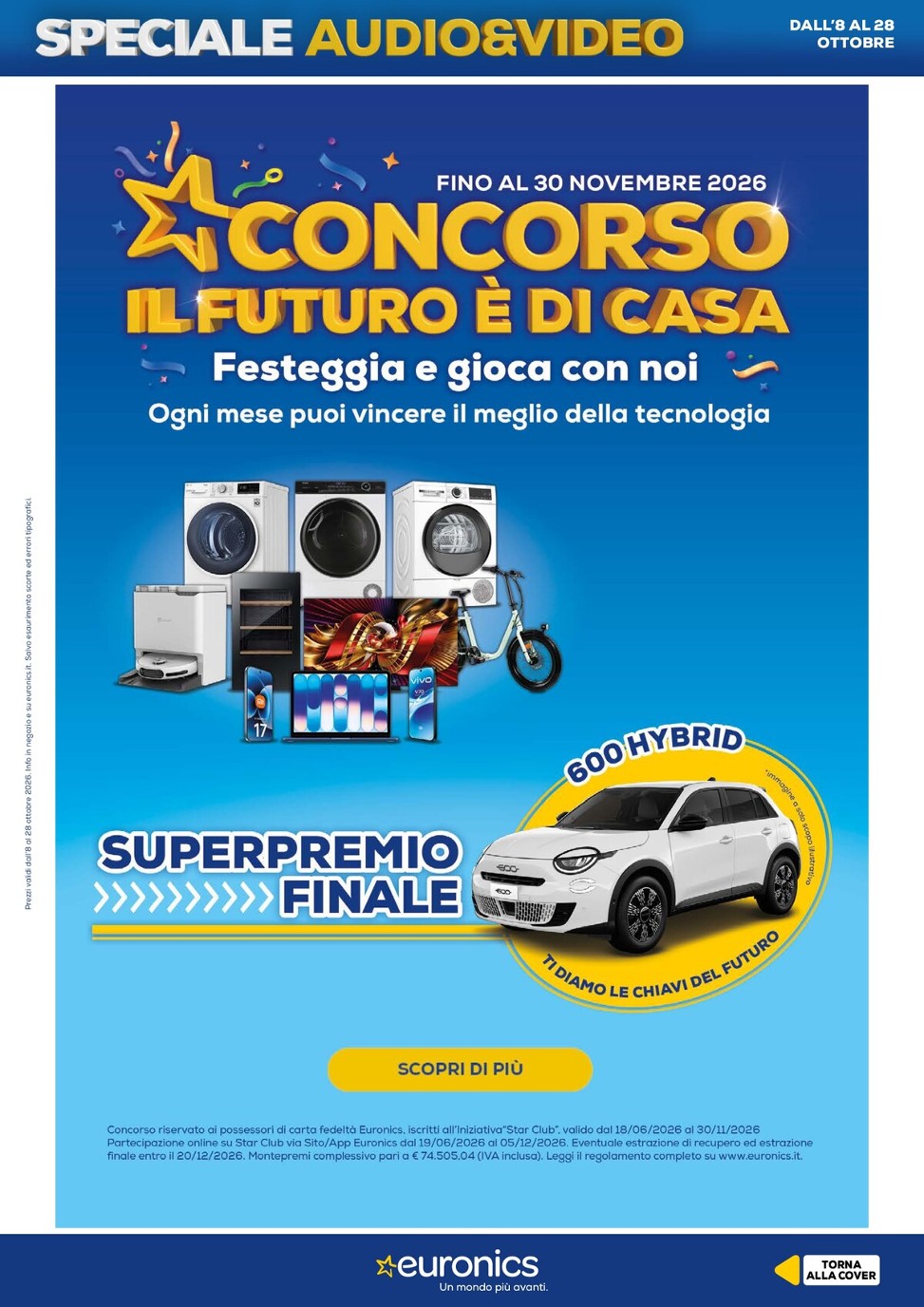 euronics - Volantino attuale di Euronics - Audio Video valido dal giovedì 08/10/2026 al mercoledì 28/10/2026 - page: 4