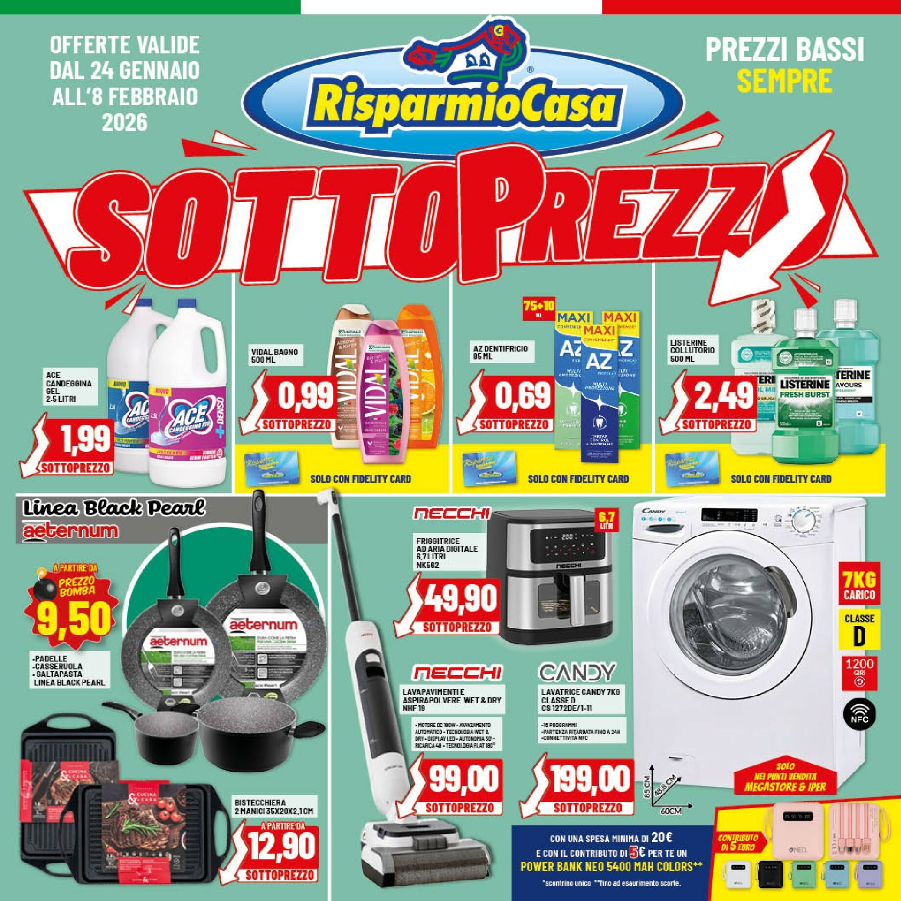 risparmio-casa - Volantino Risparmio Casa valido dal 24/01 al 08/02