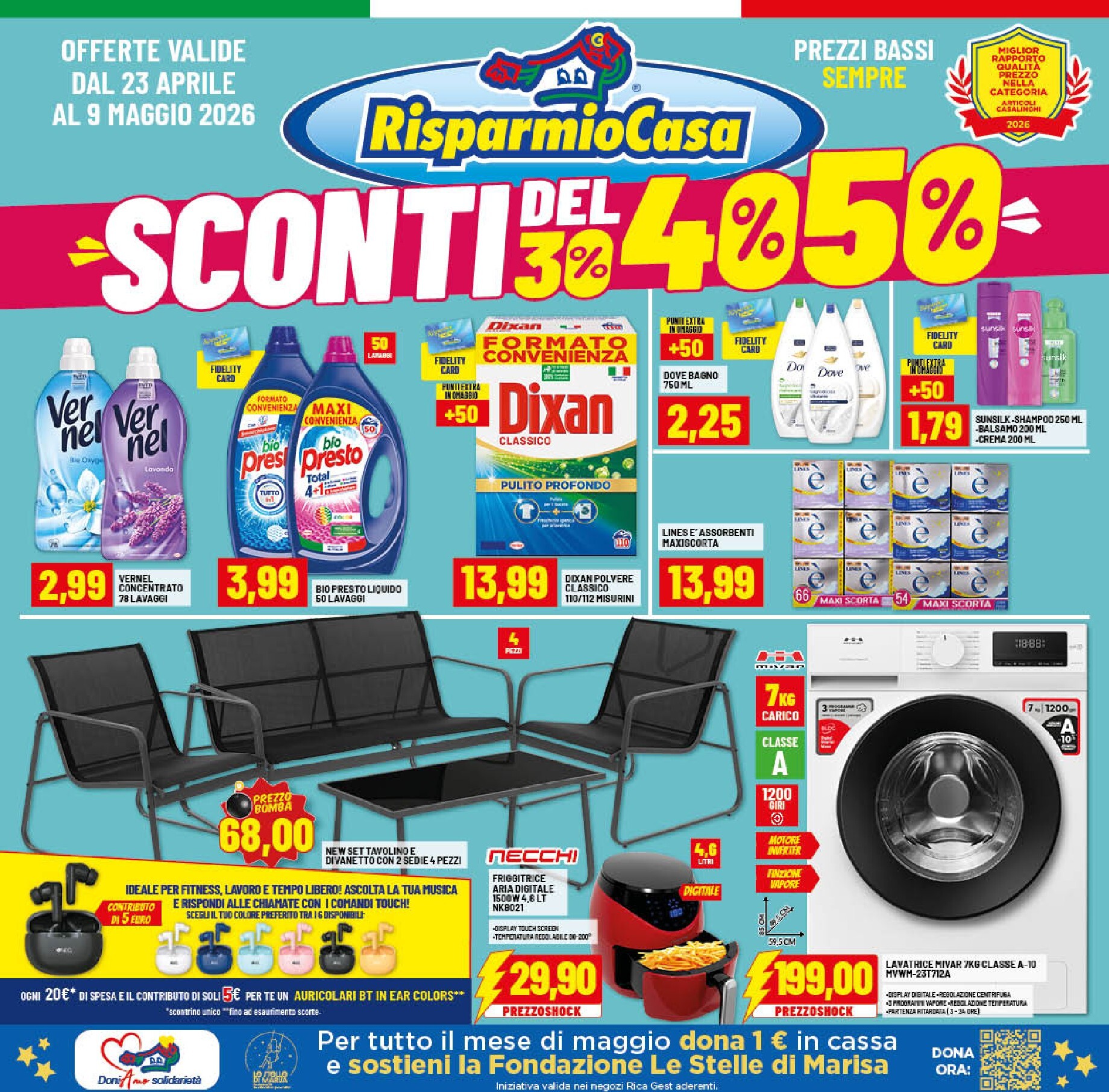 risparmio-casa - Volantino attuale di Risparmio Casa valido dal giovedì 23/04/2026 al sabato 09/05/2026