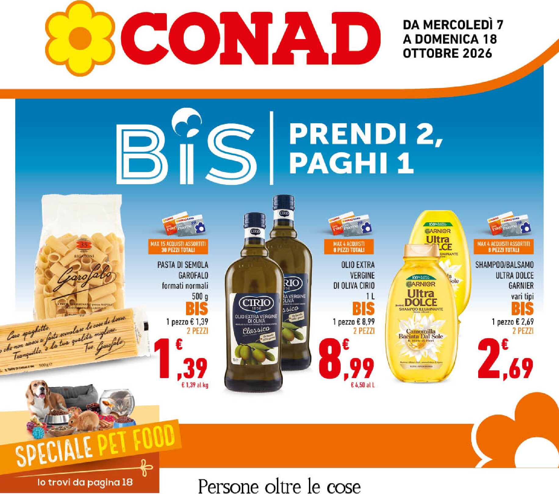 conad - Volantino futuro Conad - Frosinone, Latina, Rieti valido dal mercoledì 07/10/2026 al domenica 18/10/2026