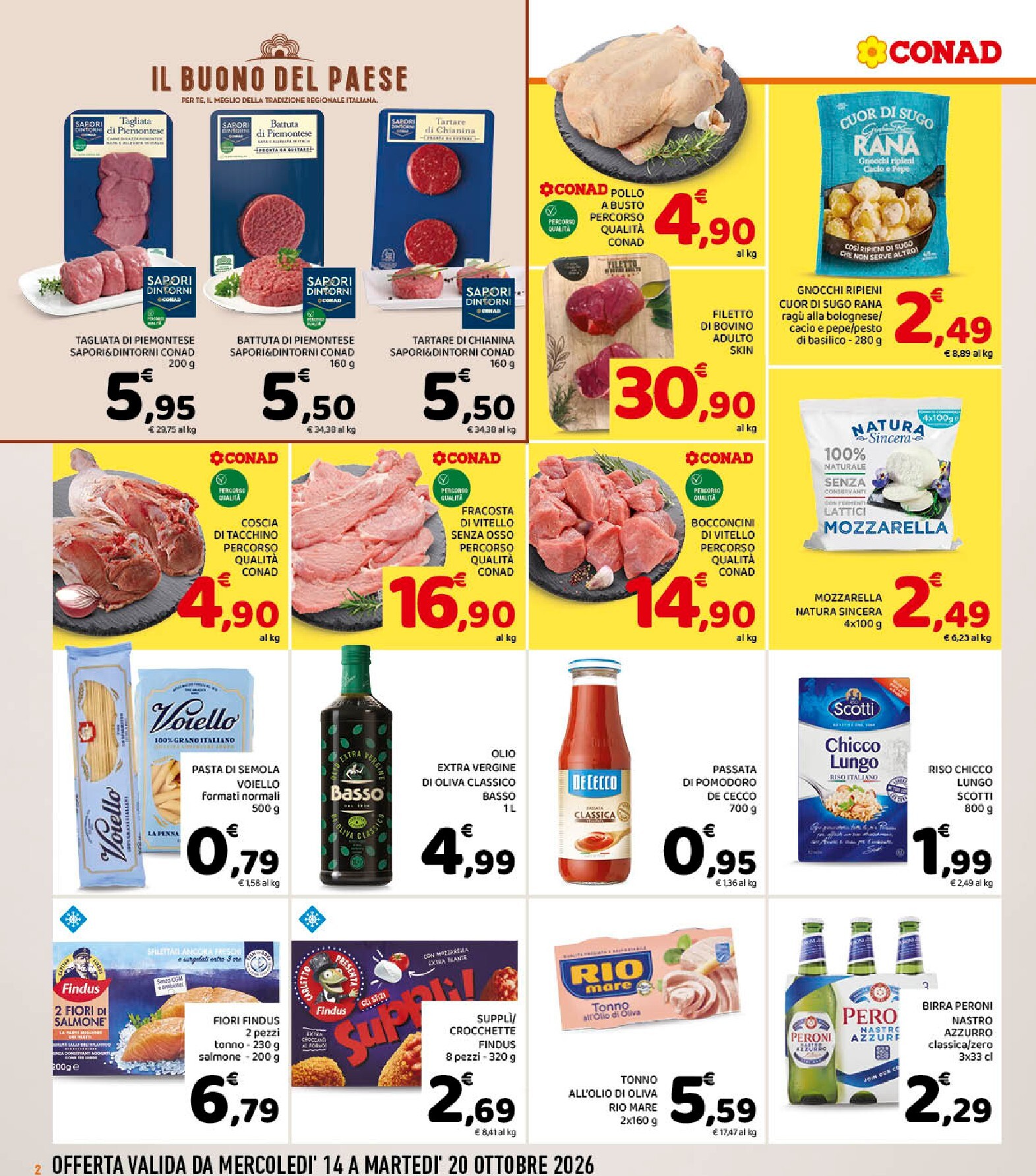 conad - Volantino futuro Conad - Convenienza Più valido dal mercoledì 14/10/2026 al martedì 20/10/2026 - page: 2