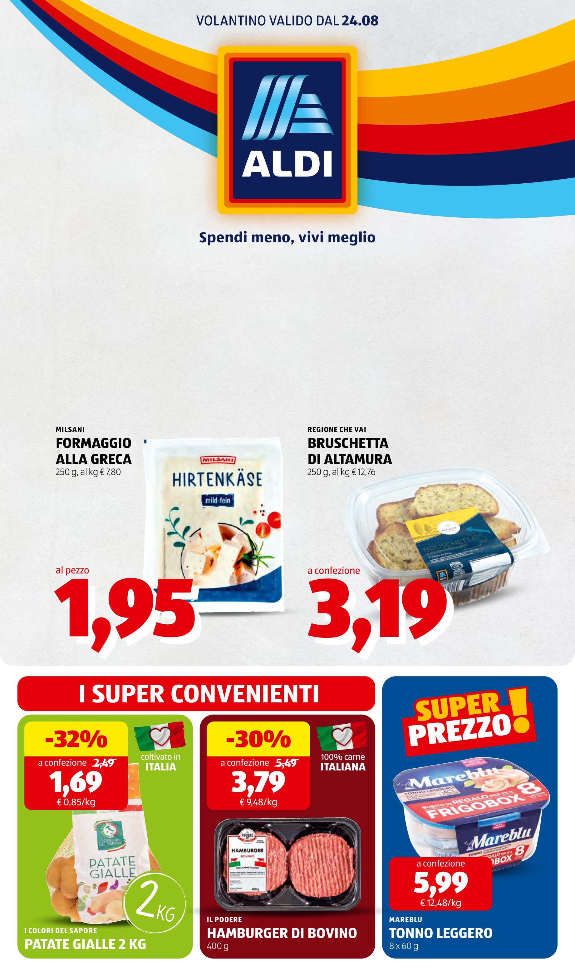 aldi - Volantino ALDI per la prossima settimana dal lunedì 24/08/2026 al domenica 30/08/2026