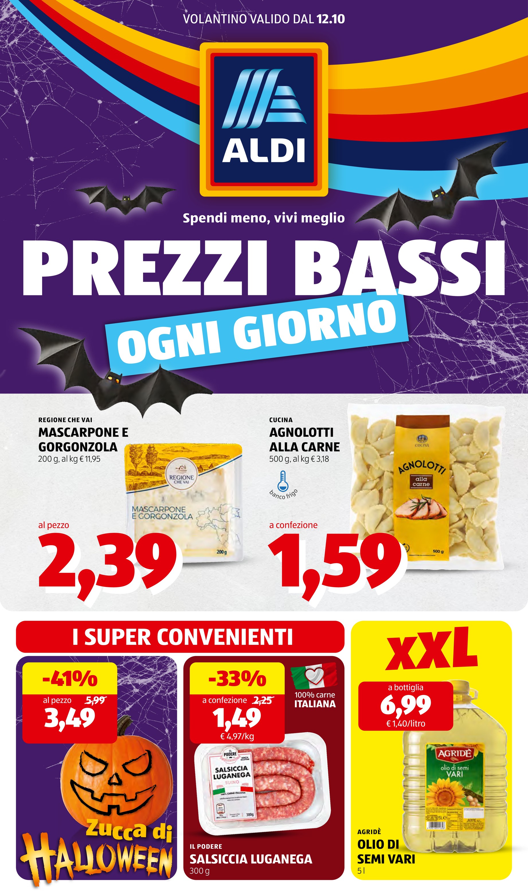 aldi - Volantino attuale di ALDI valido dal lunedì 12/10/2026 al domenica 18/10/2026 - page: 1