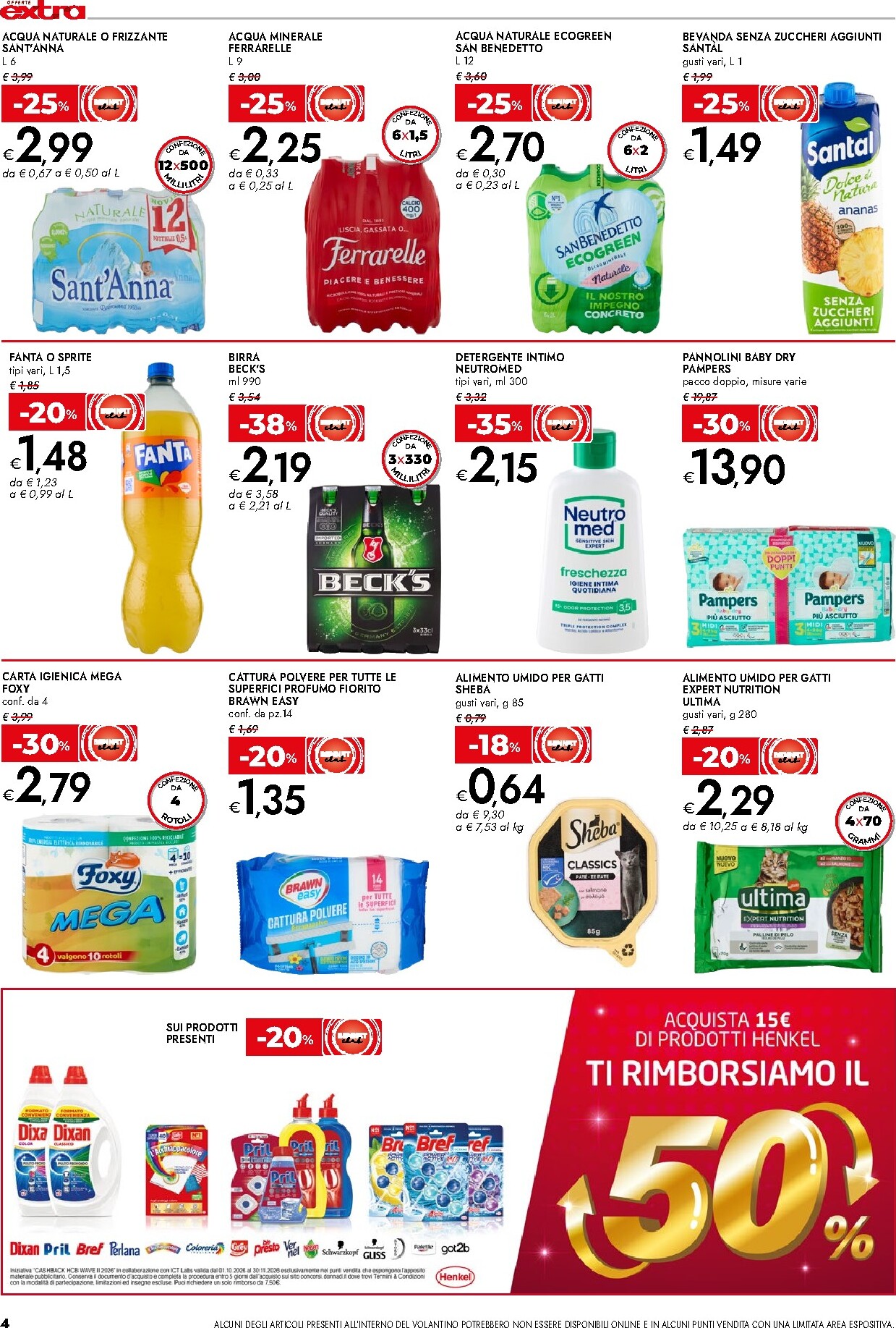 bennet - Volantino attuale di Bennet - Offerte Extra valido dal lunedì 05/10/2026 al mercoledì 14/10/2026 - page: 4