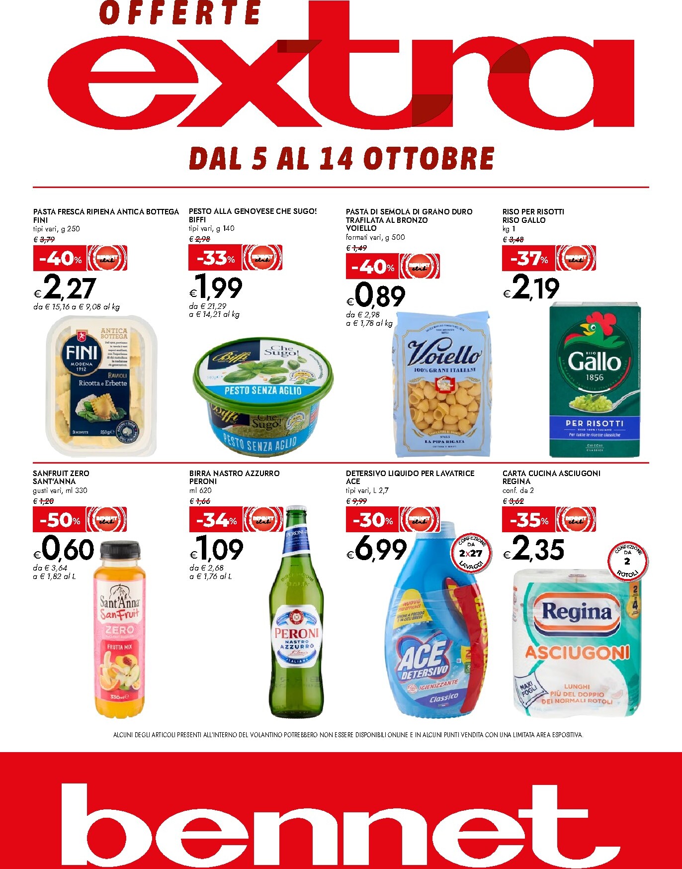 bennet - Volantino attuale di Bennet - Offerte Extra valido dal lunedì 05/10/2026 al mercoledì 14/10/2026