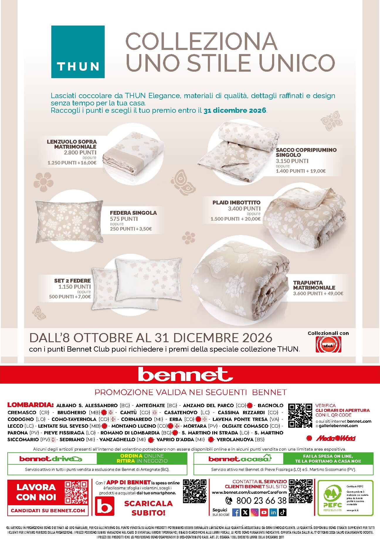 bennet - Volantino attuale di Bennet valido dal giovedì 08/10/2026 al sabato 17/10/2026 - page: 40
