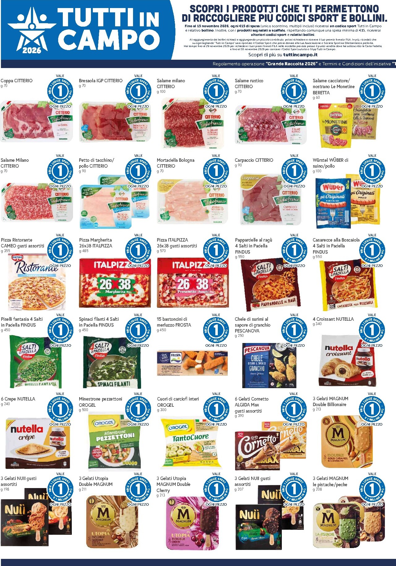 famila - Volantino attuale di Famila - Prodotti Sponsor valido dal giovedì 01/10/2026 al domenica 15/11/2026 - page: 4