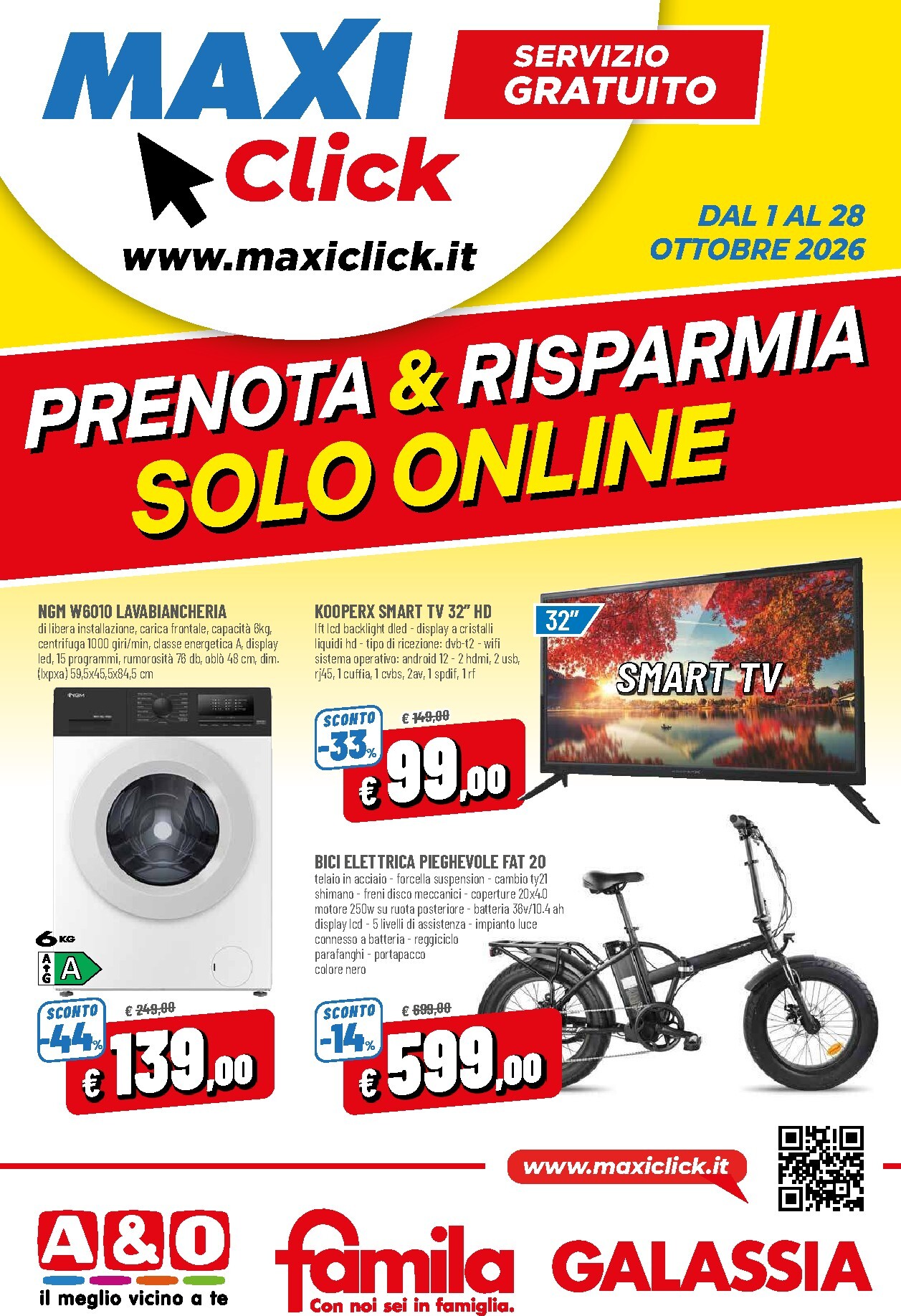 famila - Volantino attuale di Famila - Prenota & Risparmia Solo Online valido dal giovedì 01/10/2026 al mercoledì 28/10/2026