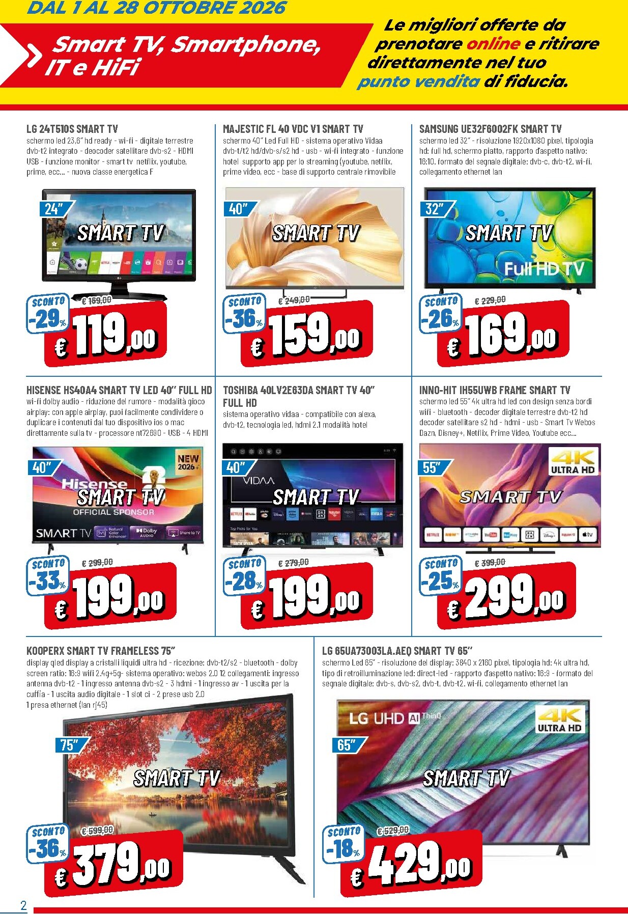 famila - Volantino attuale di Famila - Prenota & Risparmia Solo Online valido dal giovedì 01/10/2026 al mercoledì 28/10/2026 - page: 2