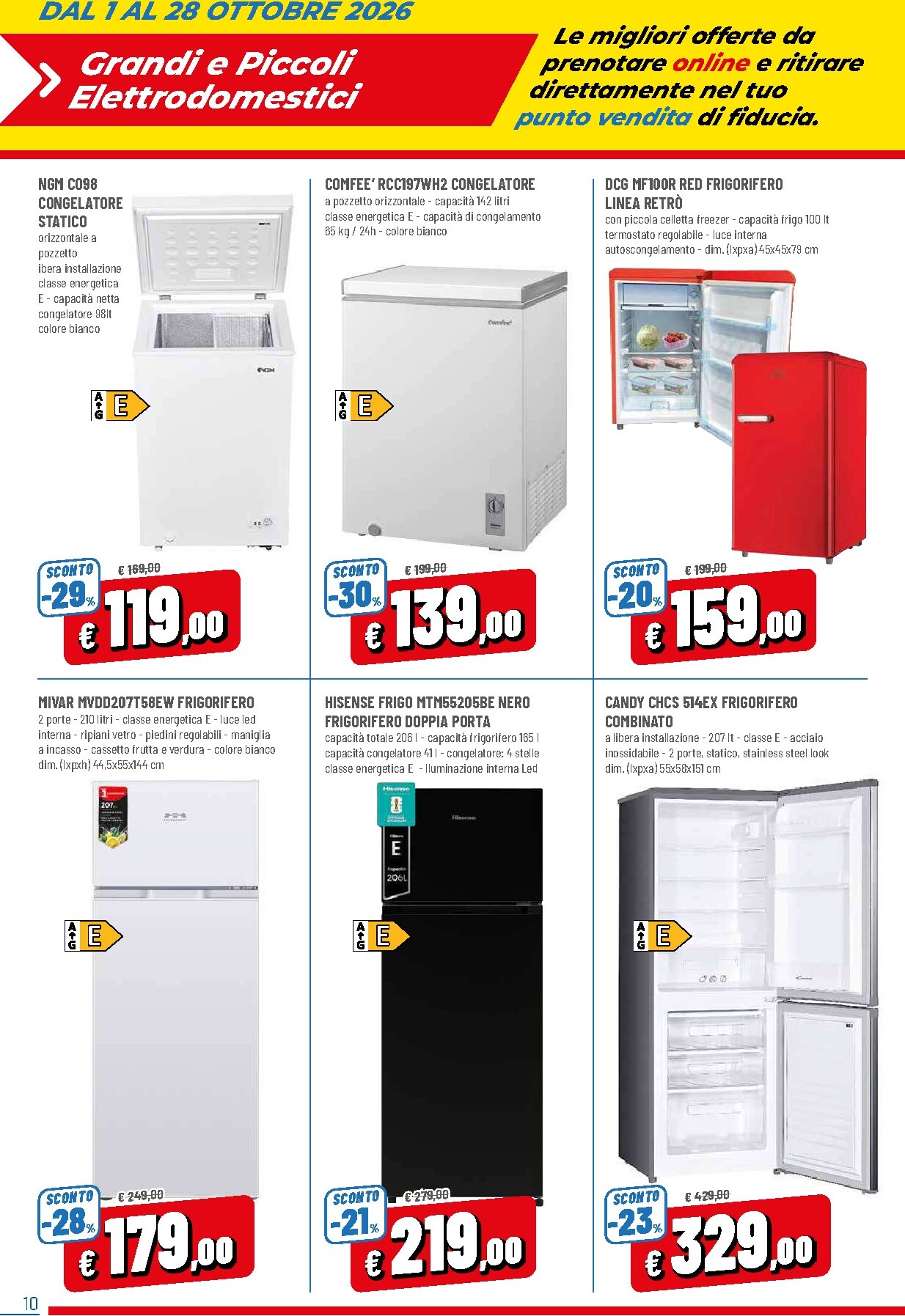 famila - Volantino attuale di Famila - Prenota & Risparmia Solo Online valido dal giovedì 01/10/2026 al mercoledì 28/10/2026 - page: 10