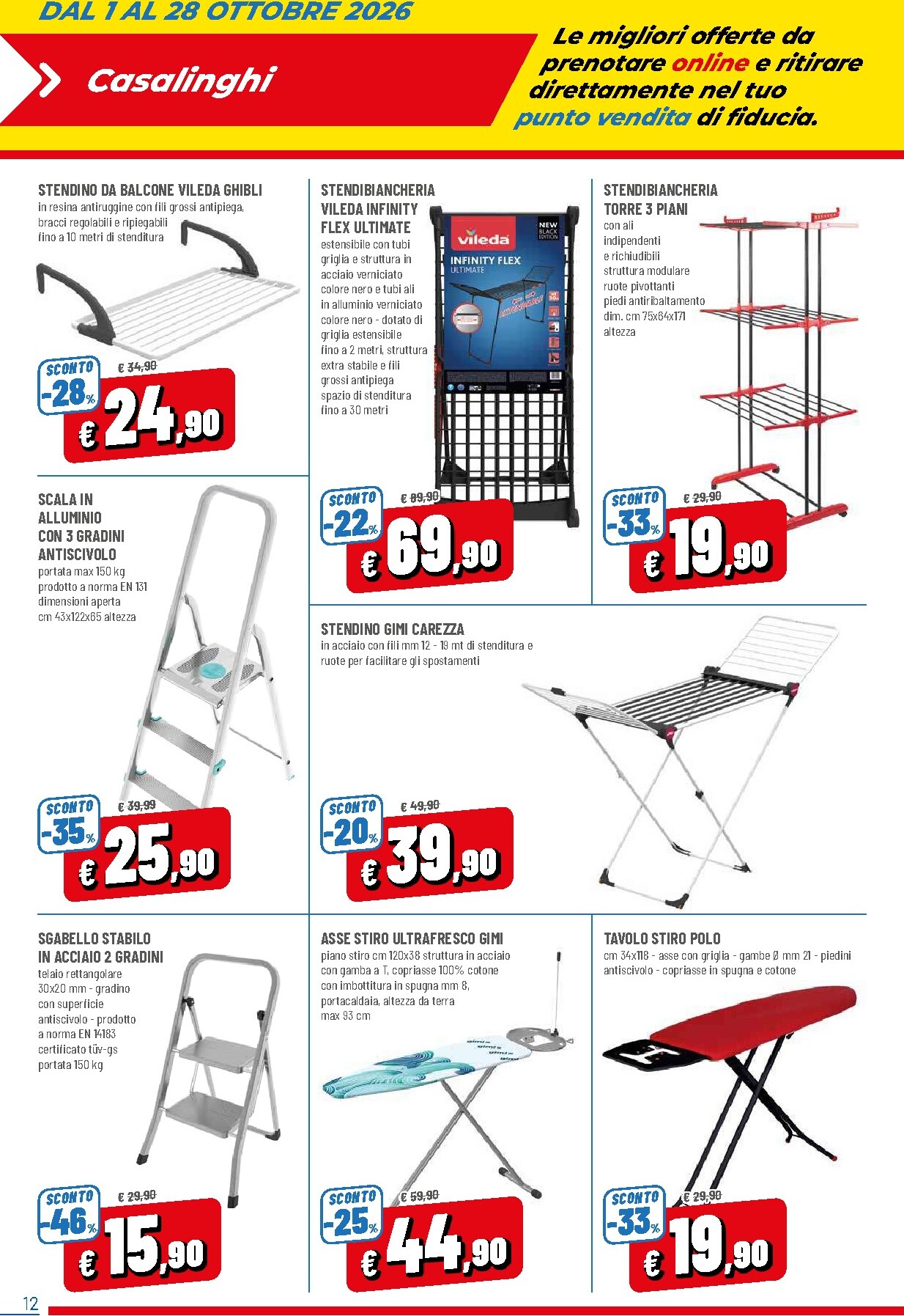 famila - Volantino attuale di Famila - Prenota & Risparmia Solo Online valido dal giovedì 01/10/2026 al mercoledì 28/10/2026 - page: 12