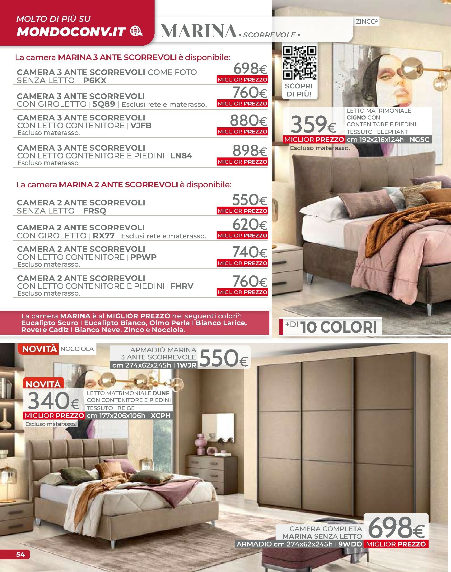 mondo-convenienza - Volantino Mondo Convenienza - Autunno valido dal 01/10 al 31/12 - page: 56