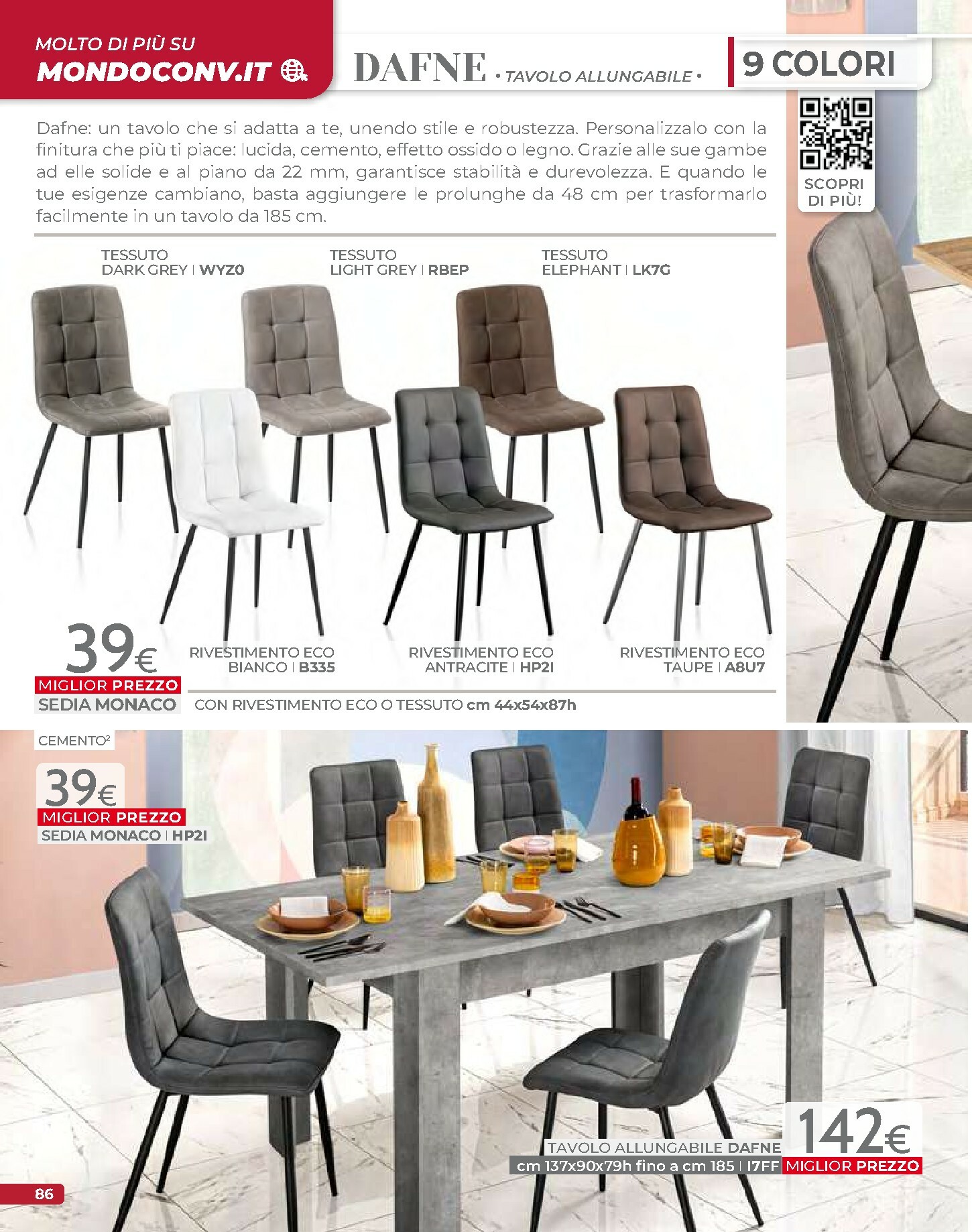 mondo-convenienza - Volantino Mondo Convenienza - Autunno valido dal 01/10 al 31/12 - page: 88