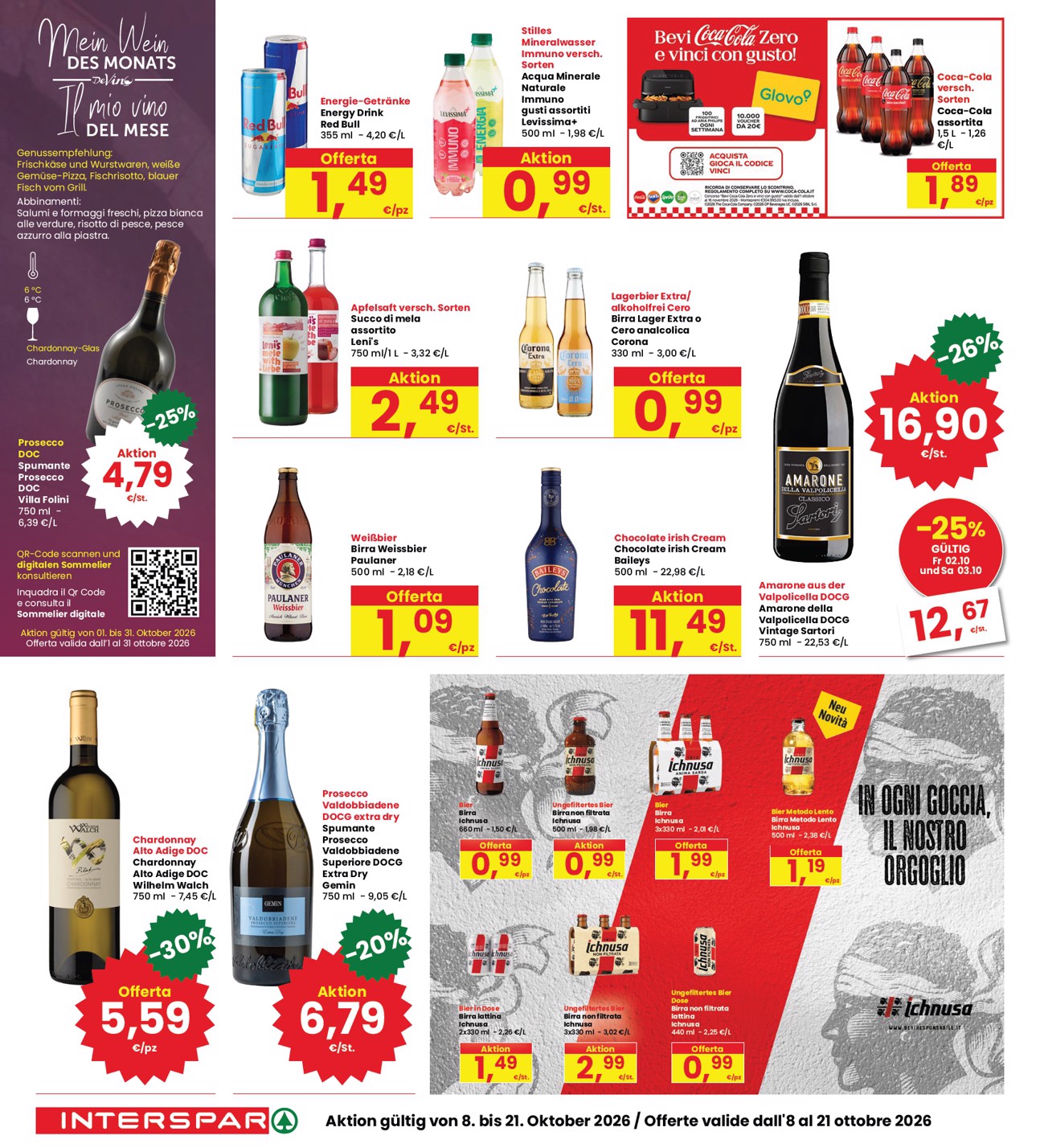 interspar - Volantino attuale di INTERSPAR valido dal giovedì 08/10/2026 al mercoledì 21/10/2026 - page: 20