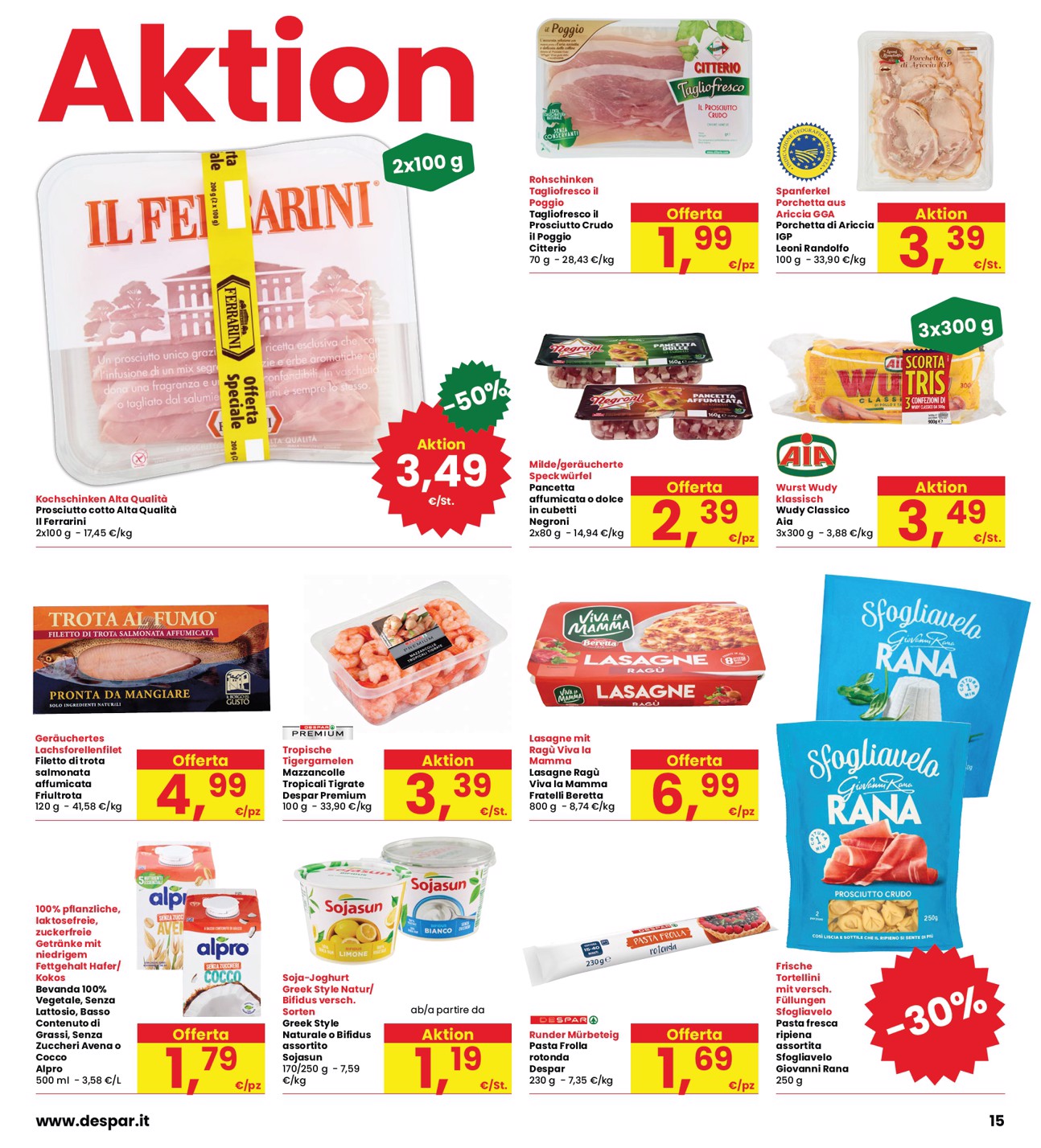 interspar - Volantino attuale di INTERSPAR valido dal giovedì 08/10/2026 al mercoledì 21/10/2026 - page: 15