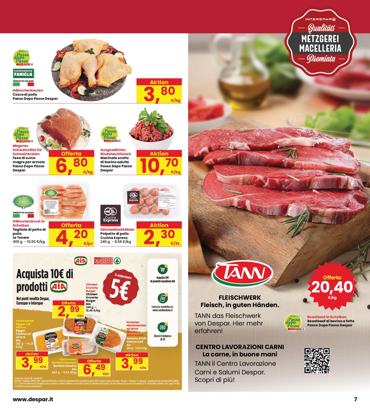 interspar - Volantino attuale di INTERSPAR valido dal giovedì 08/10/2026 al mercoledì 21/10/2026 - page: 7