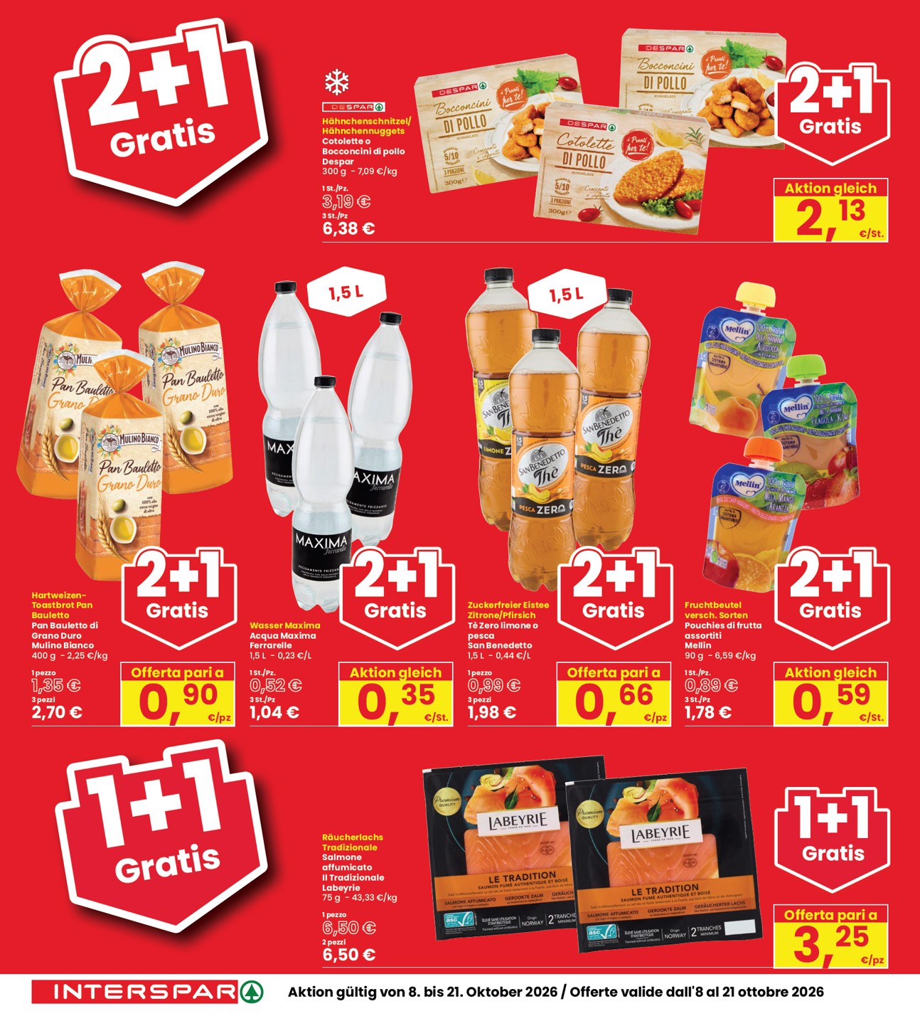 interspar - Volantino attuale di INTERSPAR valido dal giovedì 08/10/2026 al mercoledì 21/10/2026 - page: 2