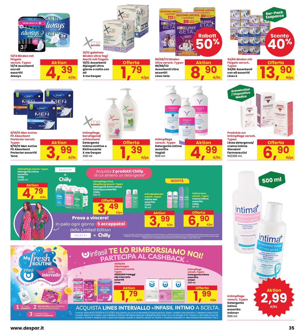 interspar - Volantino attuale di INTERSPAR valido dal giovedì 08/10/2026 al mercoledì 21/10/2026 - page: 35
