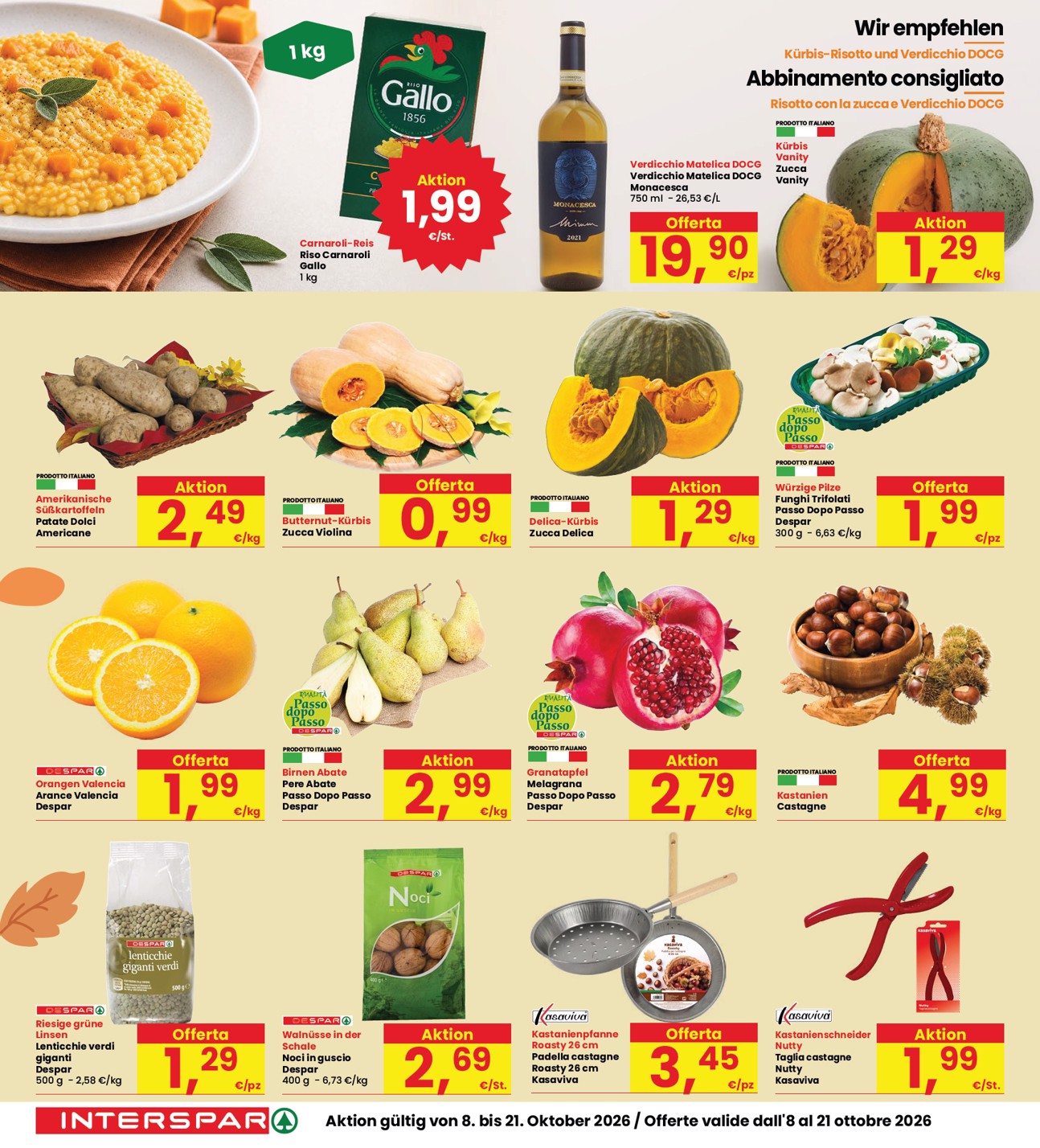 interspar - Volantino attuale di INTERSPAR valido dal giovedì 08/10/2026 al mercoledì 21/10/2026 - page: 12