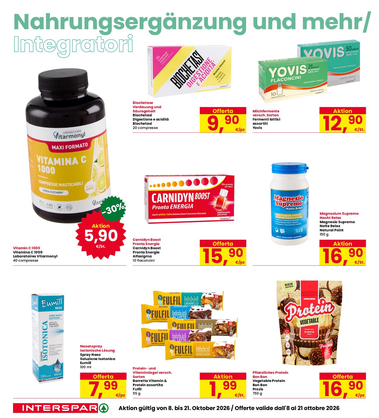 interspar - Volantino attuale di INTERSPAR valido dal giovedì 08/10/2026 al mercoledì 21/10/2026 - page: 24