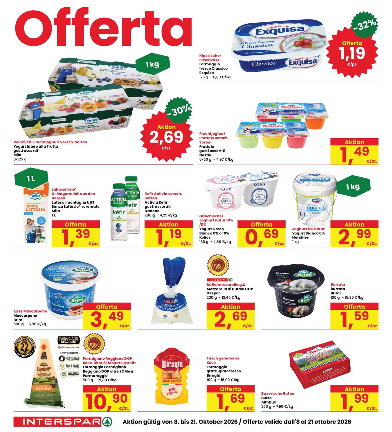 interspar - Volantino attuale di INTERSPAR valido dal giovedì 08/10/2026 al mercoledì 21/10/2026 - page: 18