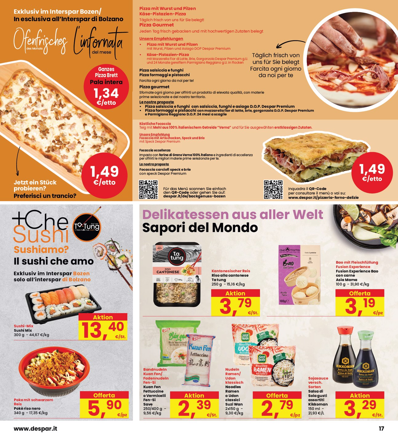 interspar - Volantino attuale di INTERSPAR valido dal giovedì 08/10/2026 al mercoledì 21/10/2026 - page: 17