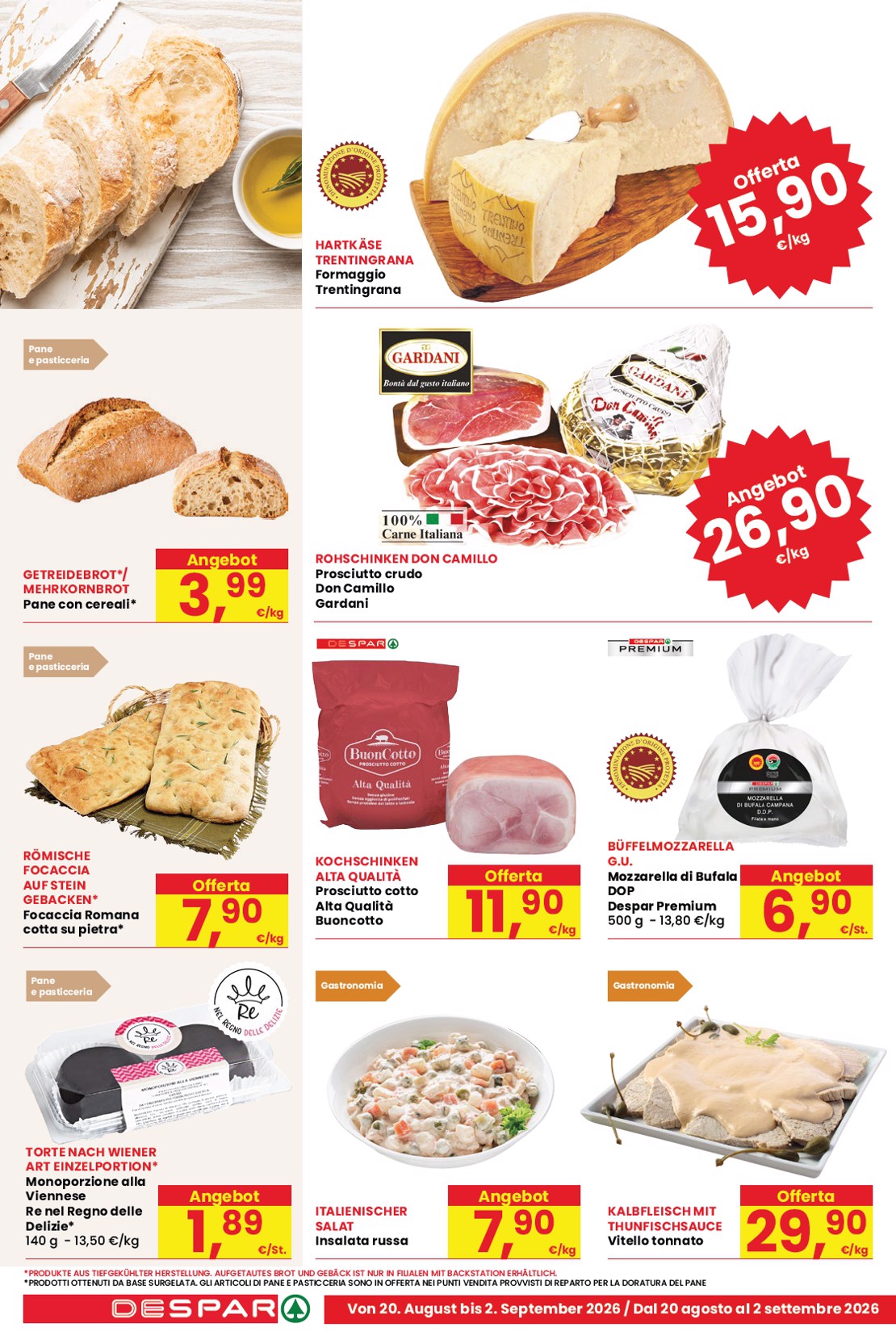 eurospar - Volantino attuale di Eurospar & Despar valido dal giovedì 20/08/2026 al mercoledì 02/09/2026 - page: 4