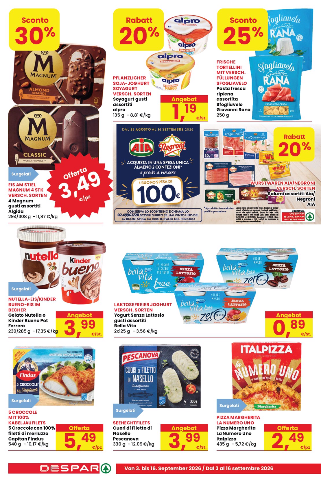 eurospar - Volantino attuale di Eurospar & Despar valido dal giovedì 03/09/2026 al mercoledì 16/09/2026 - page: 10