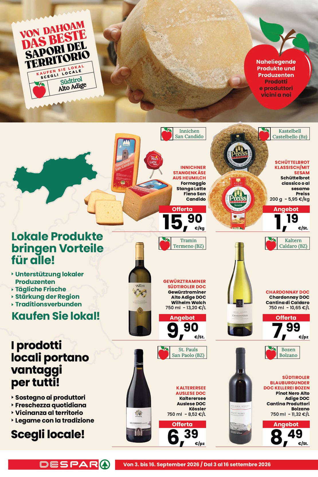eurospar - Volantino attuale di Eurospar & Despar valido dal giovedì 03/09/2026 al mercoledì 16/09/2026 - page: 8