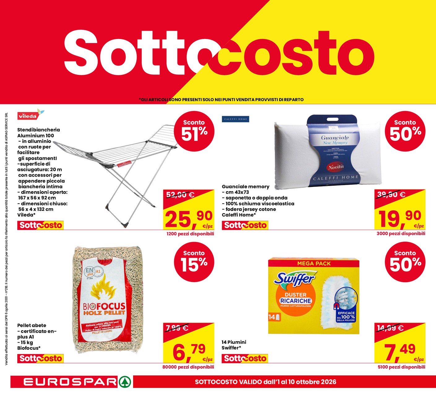 eurospar - Volantino attuale di Eurospar valido dal giovedì 01/10/2026 al sabato 10/10/2026 - page: 8