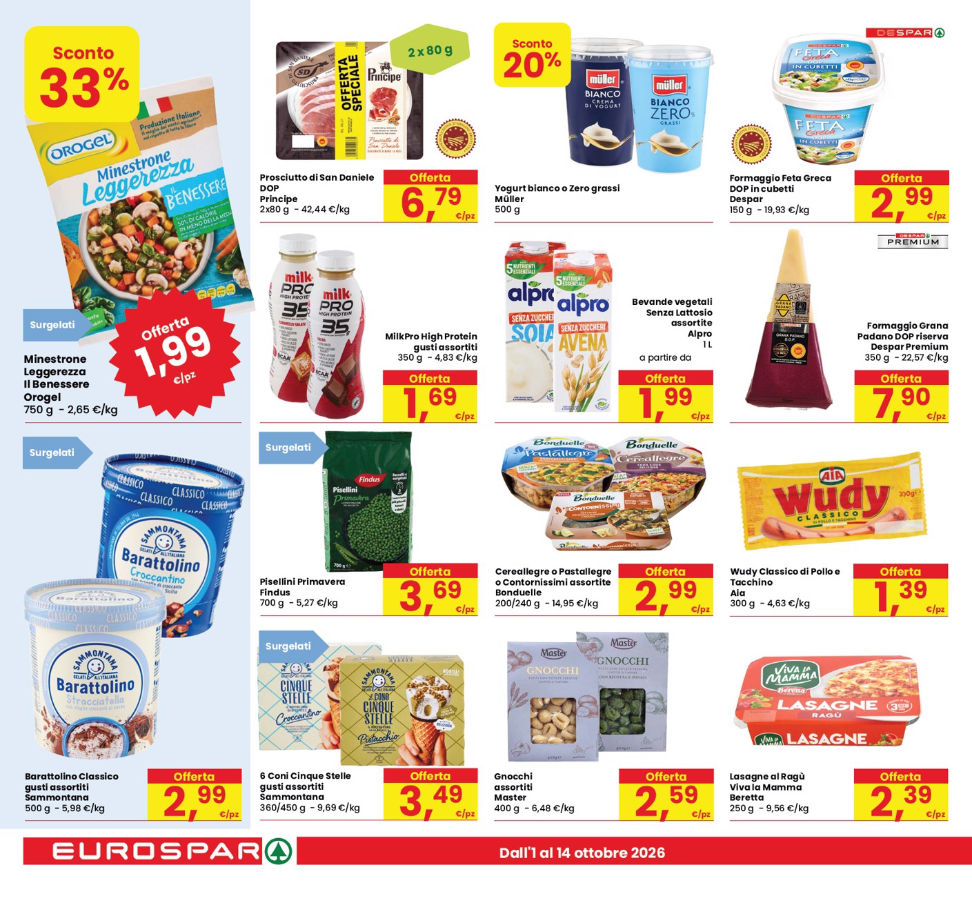 eurospar - Volantino attuale di Eurospar valido dal giovedì 01/10/2026 al sabato 10/10/2026 - page: 16