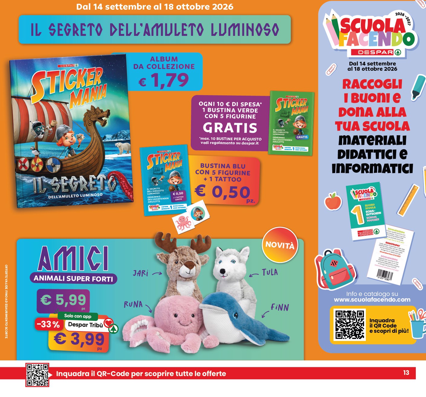 eurospar - Volantino attuale di Eurospar valido dal giovedì 01/10/2026 al sabato 10/10/2026 - page: 13
