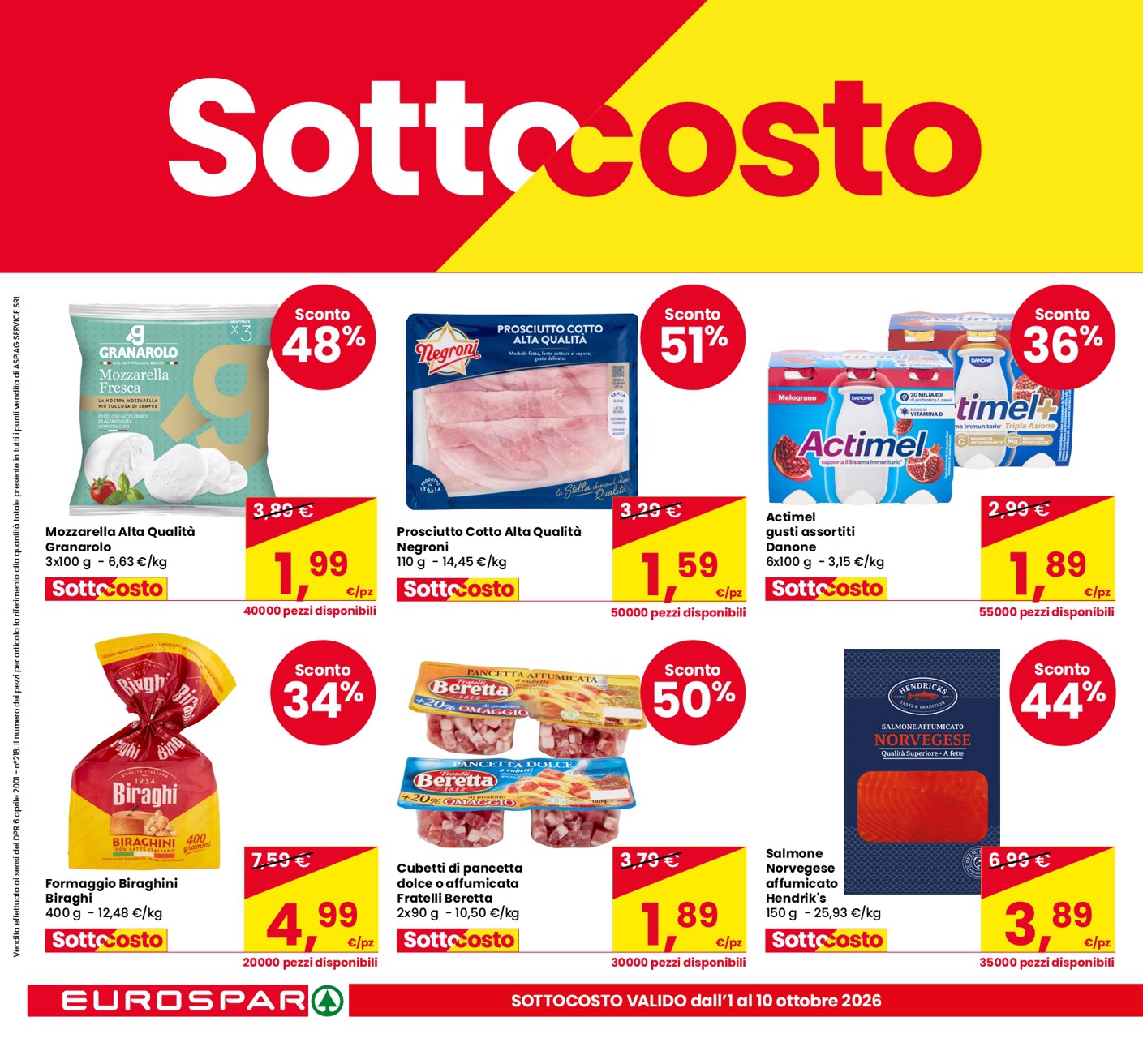 eurospar - Volantino attuale di Eurospar valido dal giovedì 01/10/2026 al sabato 10/10/2026 - page: 2