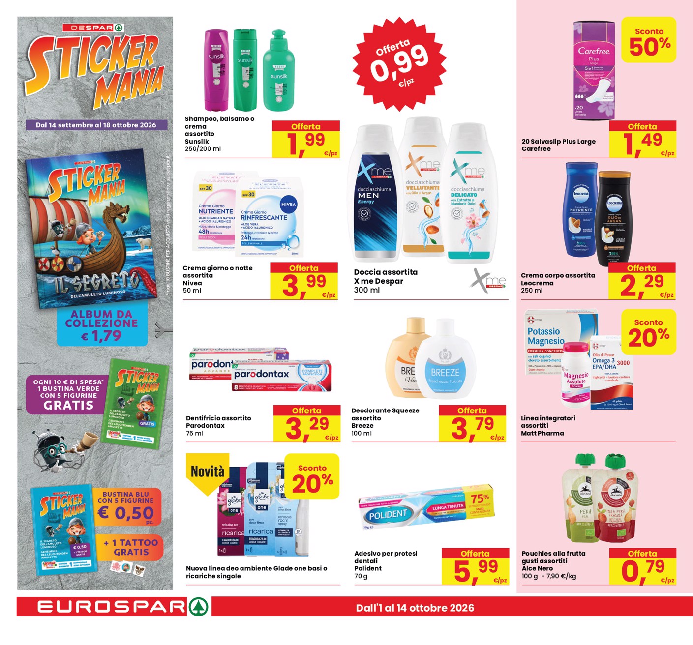eurospar - Volantino attuale di Eurospar valido dal giovedì 01/10/2026 al sabato 10/10/2026 - page: 22